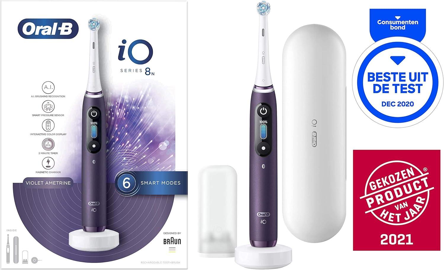 Oral-B io Series 8 Electric Toothbrush - 6 Cleaning Modes Magnetic