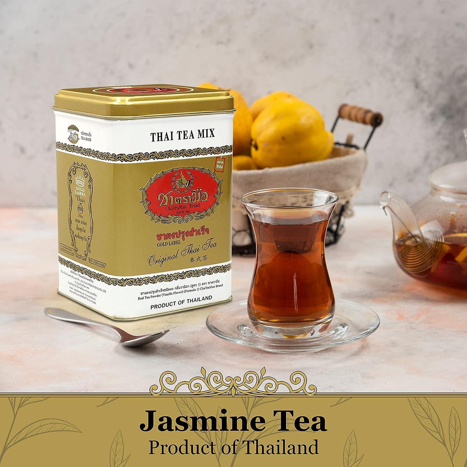 Original Thai Tea Extra Gold - 5 Oz (125g) - 50 Tea Bags - Number One Brand