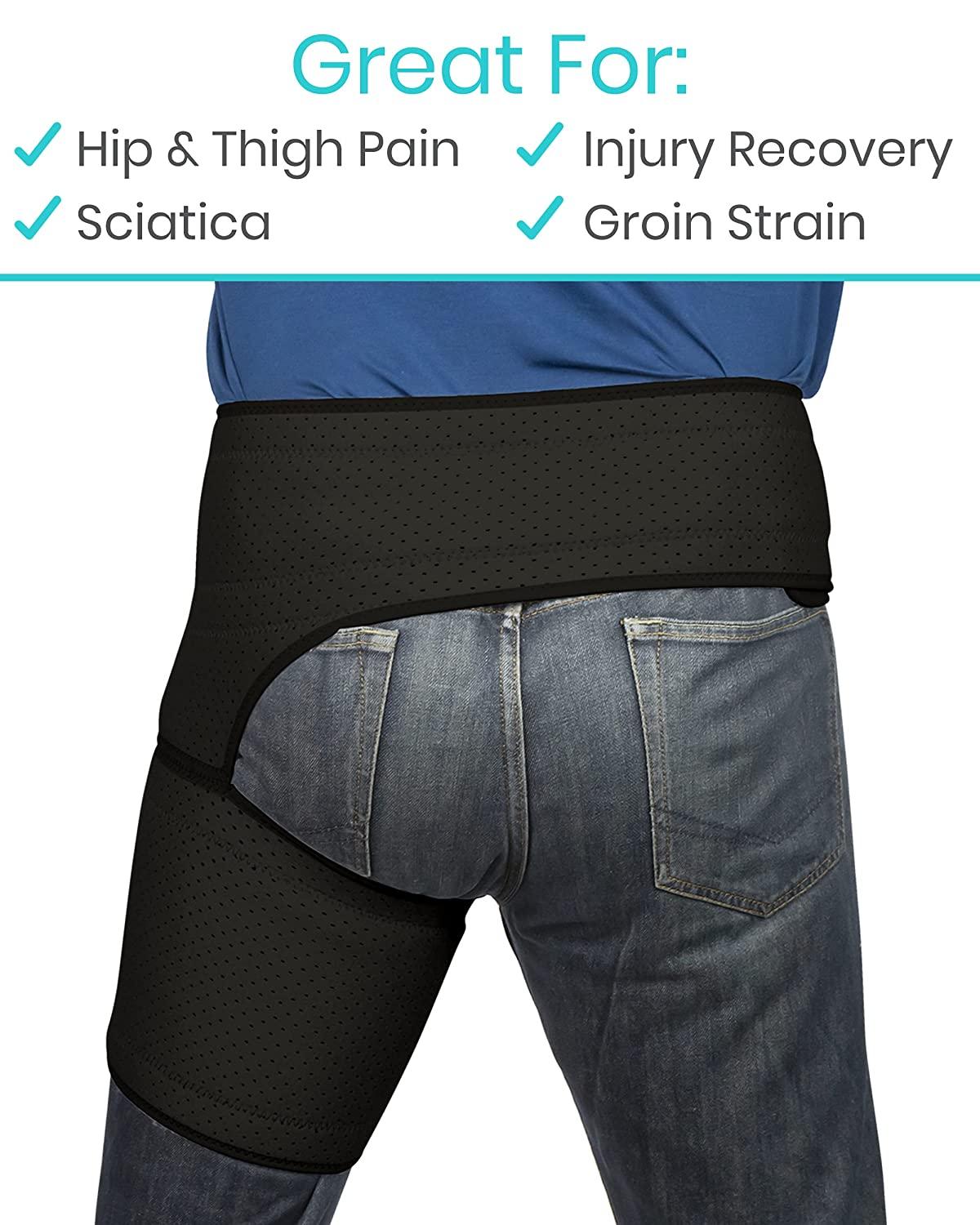 Vive Groin and Hip Brace Sciatica Wrap for Men and Women