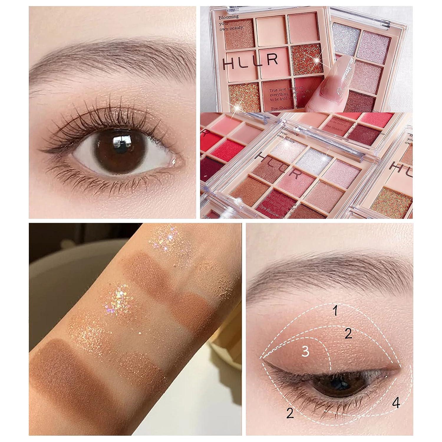 Matte Eye Shadow Cream Makeup Palettes 4 Colors, Eye Shadow, Pearl, Anti-Sweat., Size: One Size