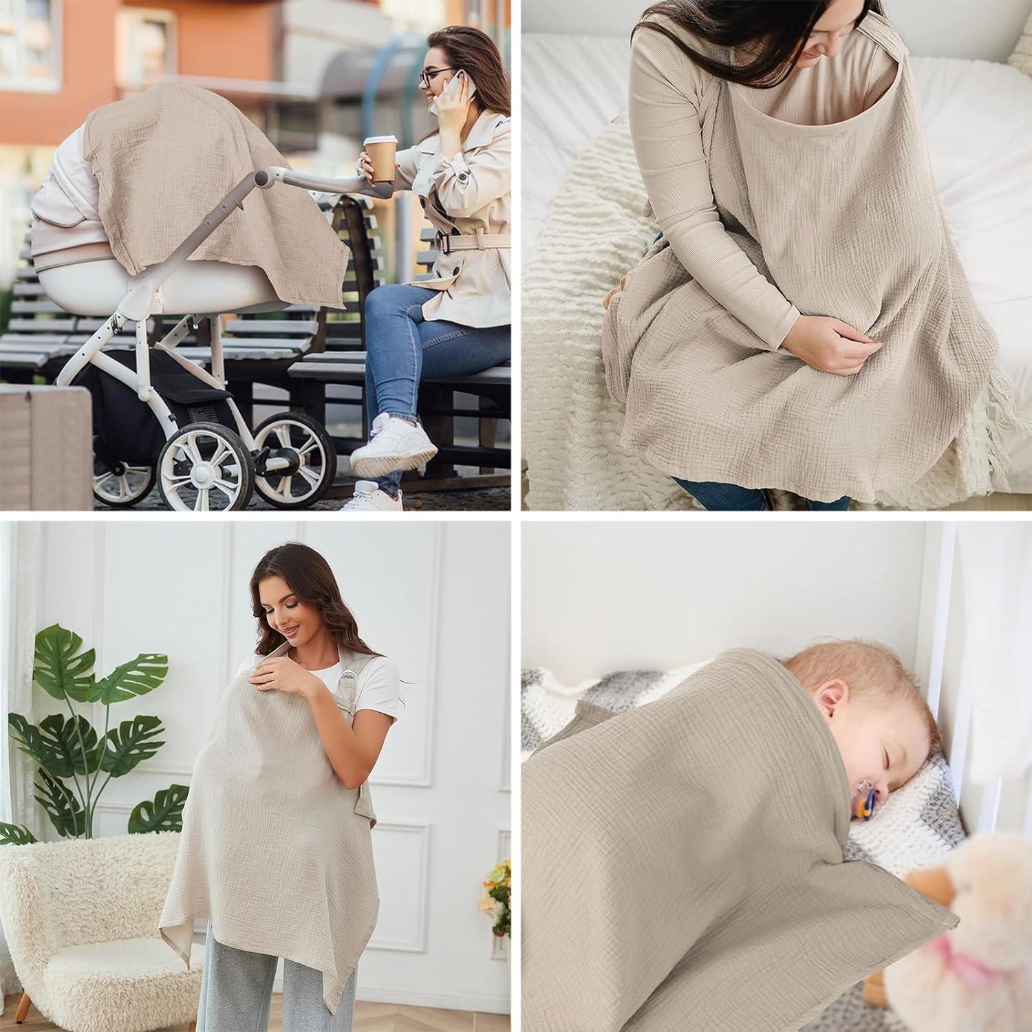 Breastfeeding Cover Breast Feeding Coverall with Adjustable Strap