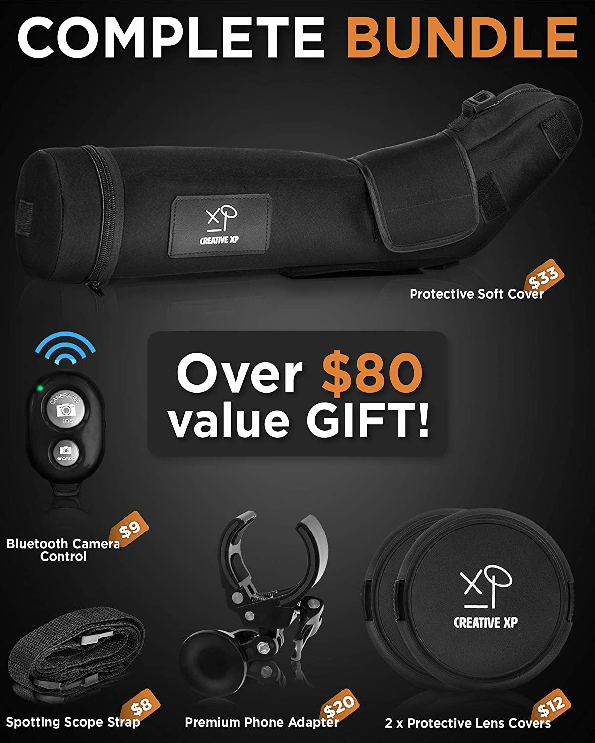 CREATIVE XP Waterproof Spotting Scope for Hunting HD 2060x60mm with