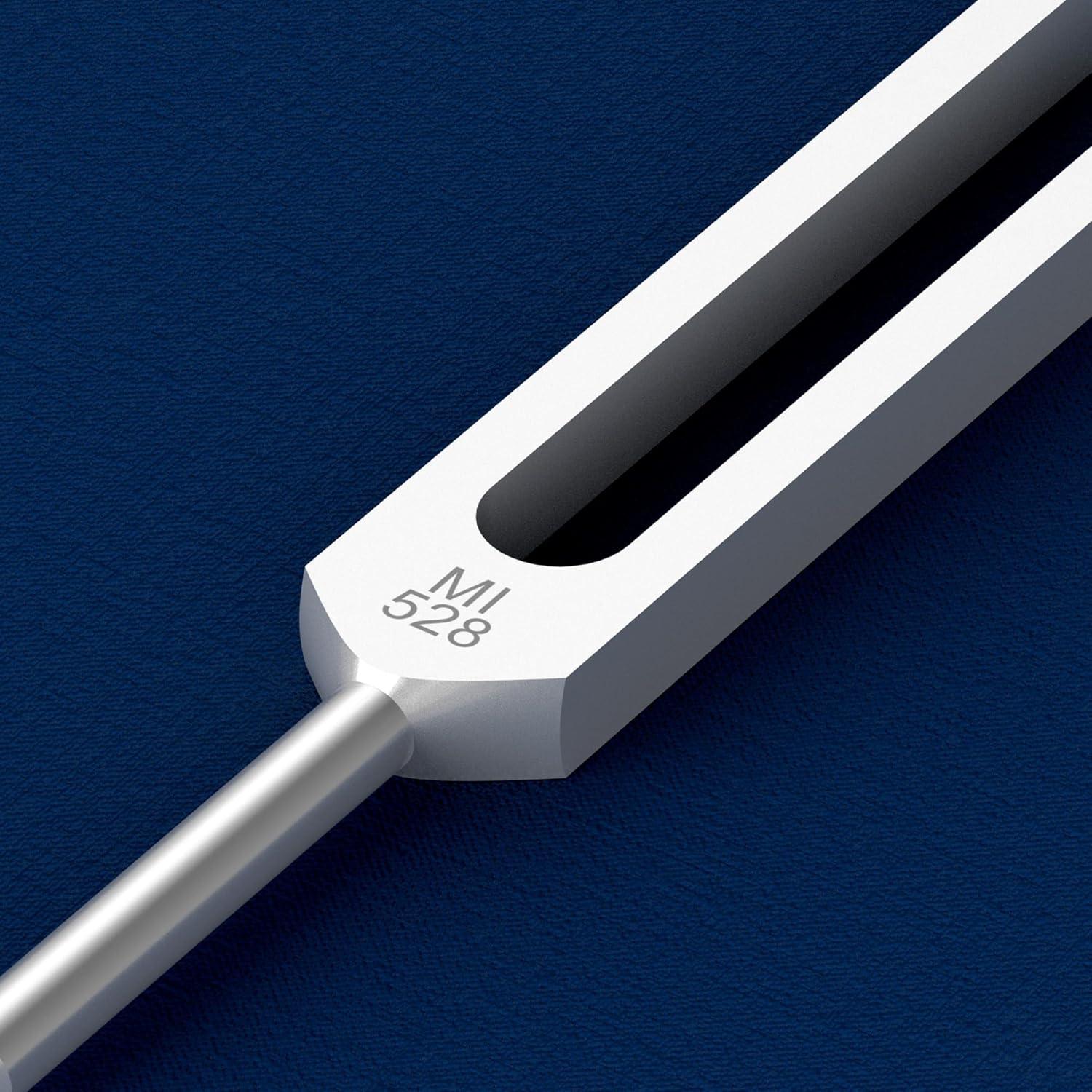 DiDiBirDi 528HZ Tuning Fork Equipped with Silicone Hammer and