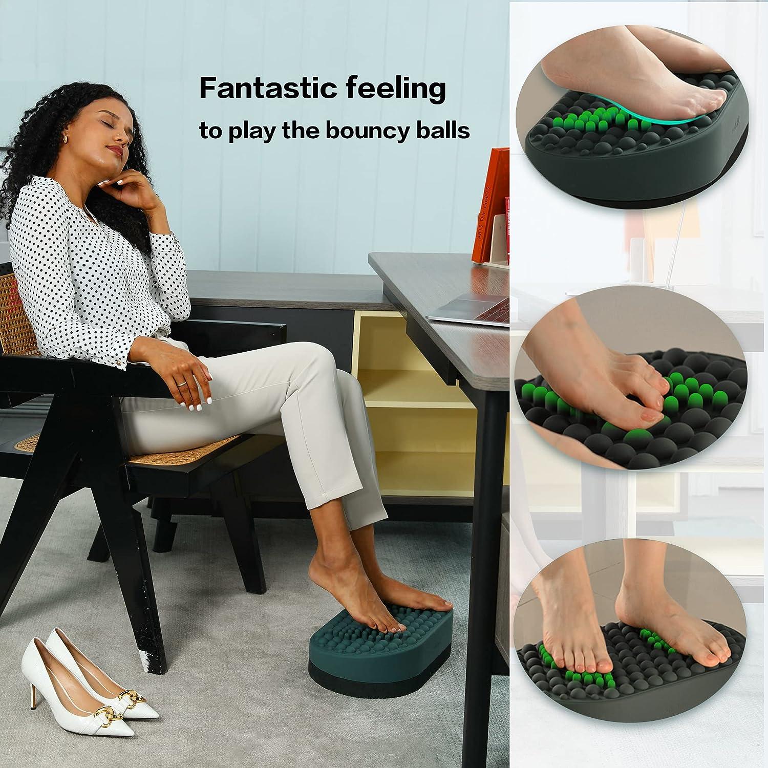 Foot Rest Under Desk Footrest (Soft but Firm), Ergonomic Foot Rest Under  Desk for Office Use