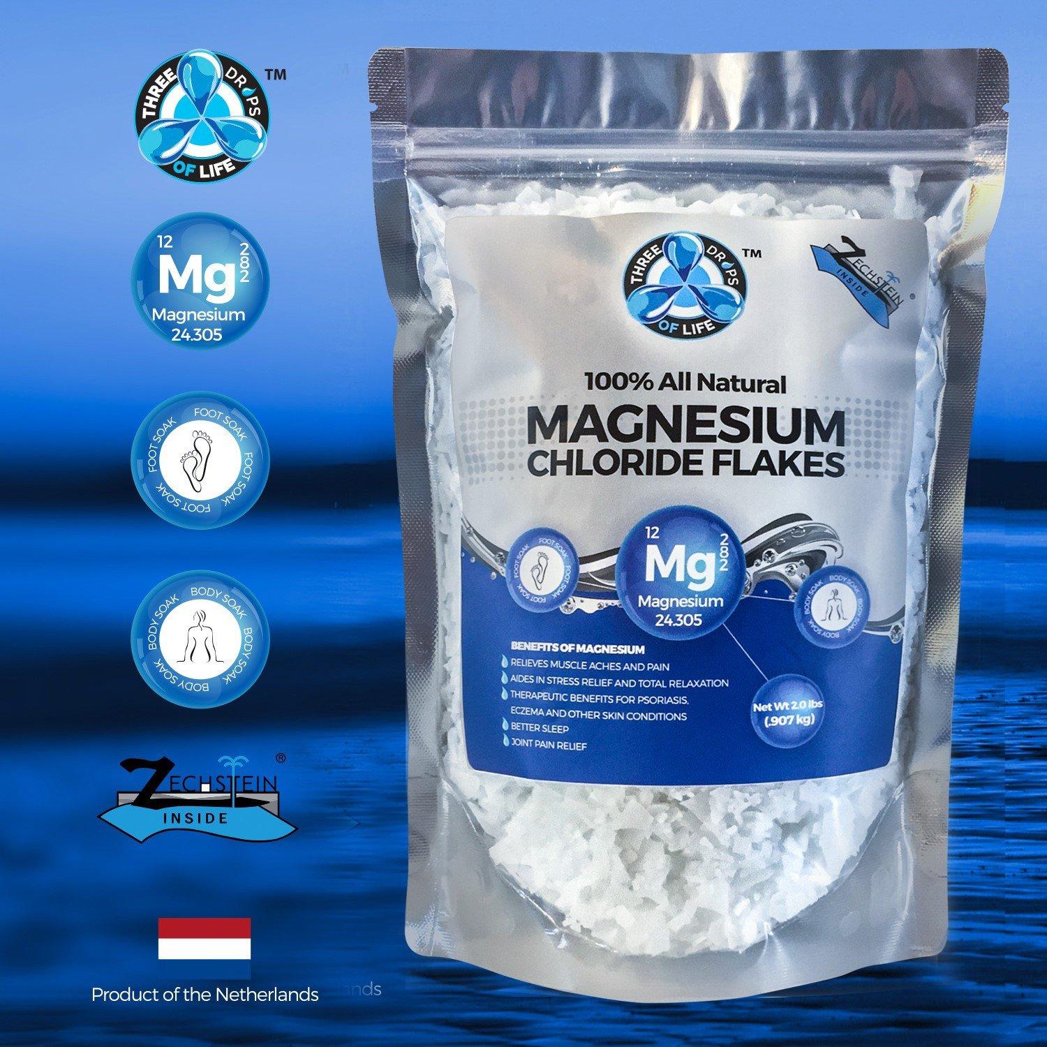 All Natural Magnesium Chloride Flakes Best Pure Zechstein Inside for