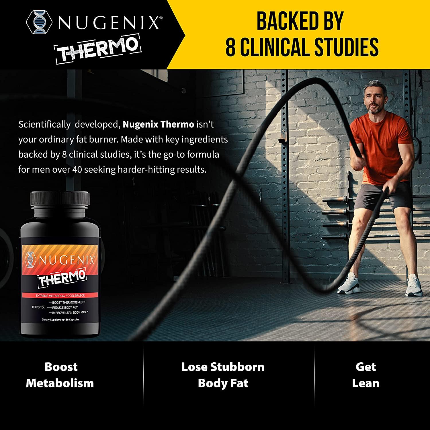Nugenix Thermo Extreme Metabolic Accelerator 60 Capsules for Enhanced Weight Loss & Fat Burn