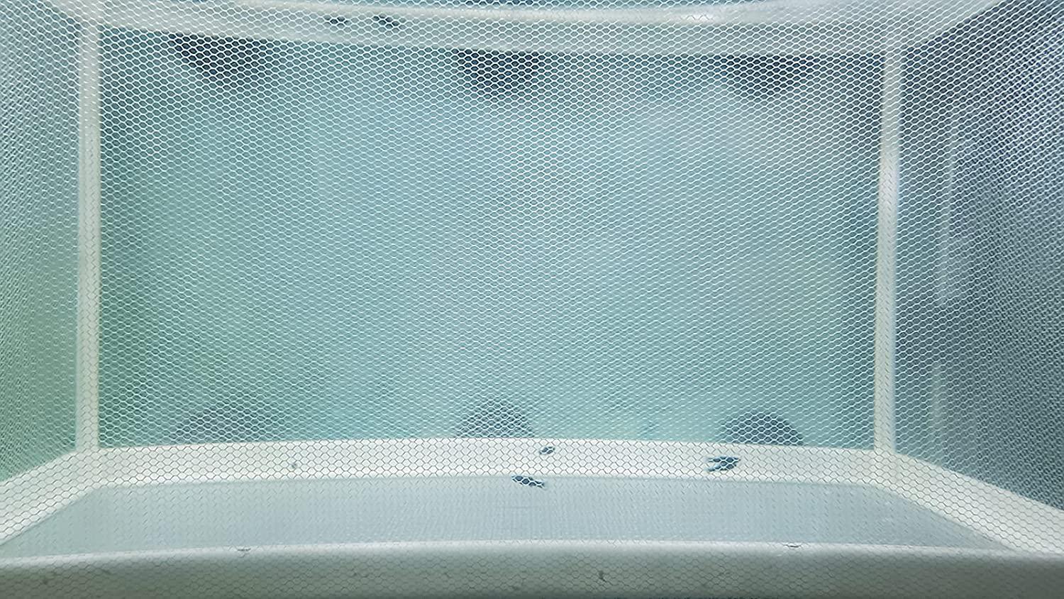 Large Fish Breeder Net with Suction Cups,Nylon Mesh Fish Fry Hatchery  Breeder Isolation Box Separation Net for Fish/Plants/Shrimp Fish on  Aquarium Tank