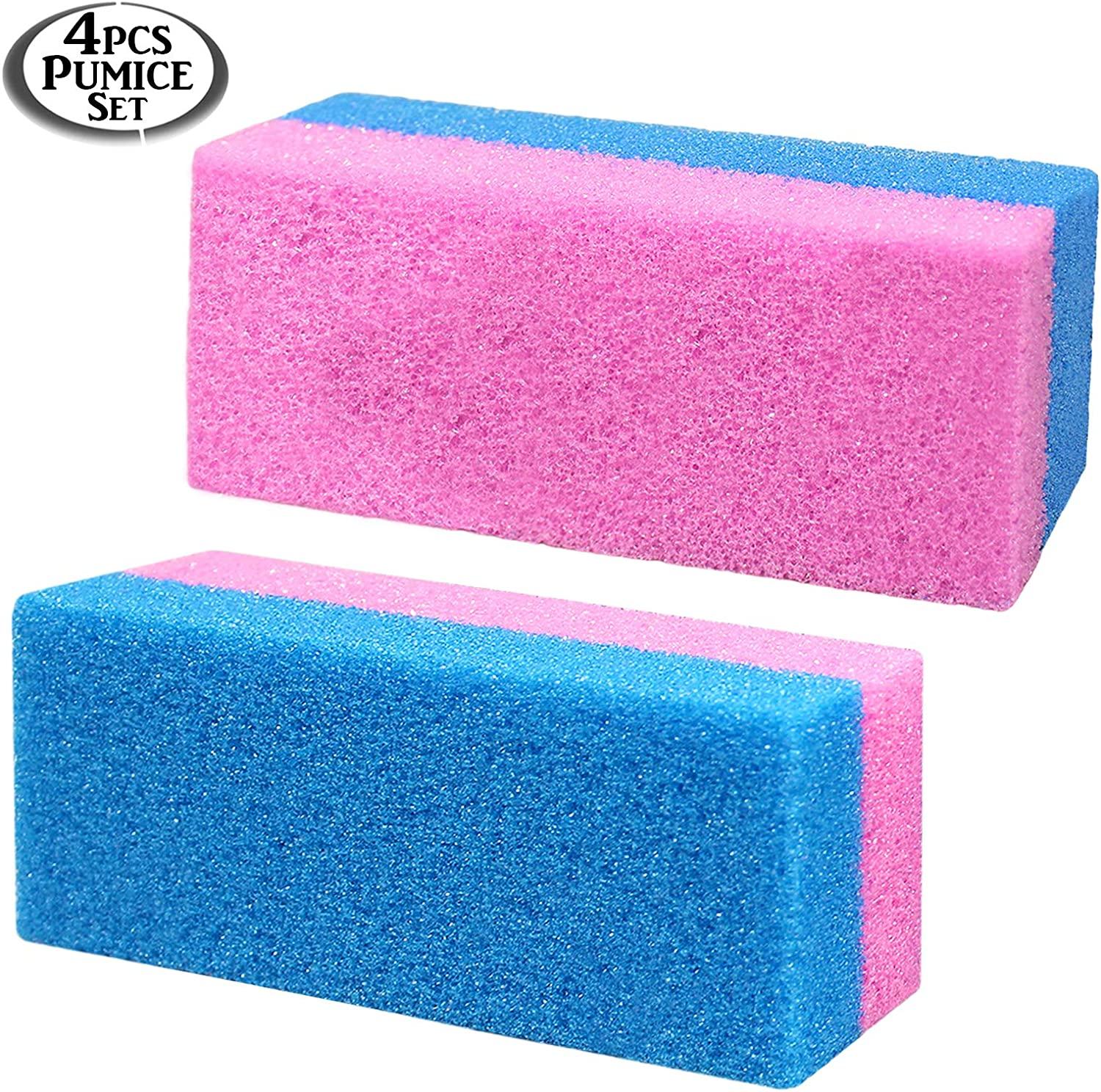 Pumice Bar 4 Pcs Set Dual Sided Extra Coarse Exfoliating Foot File