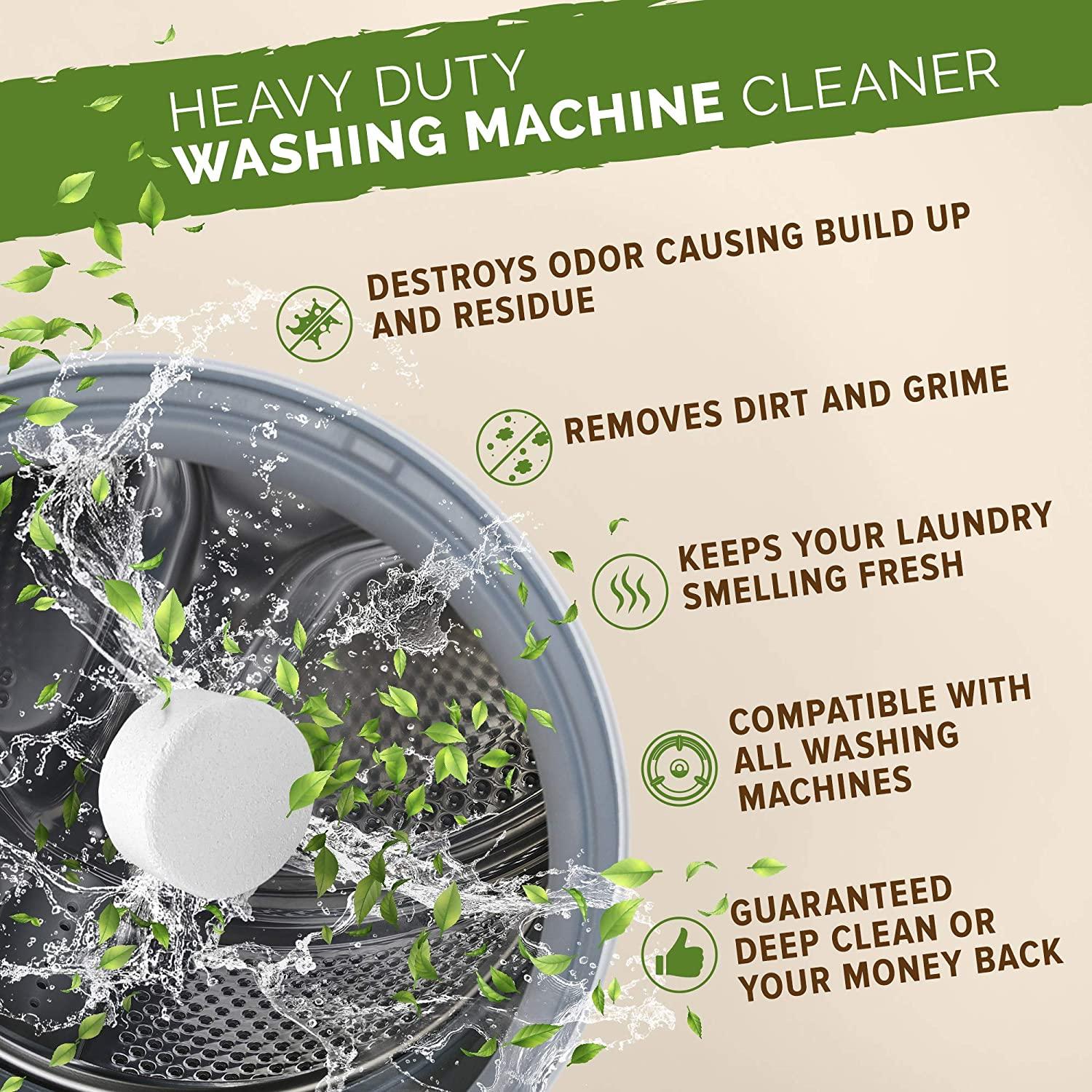 Washing Machine Cleaner by Renuv For Front Load Top Load or HE Slow