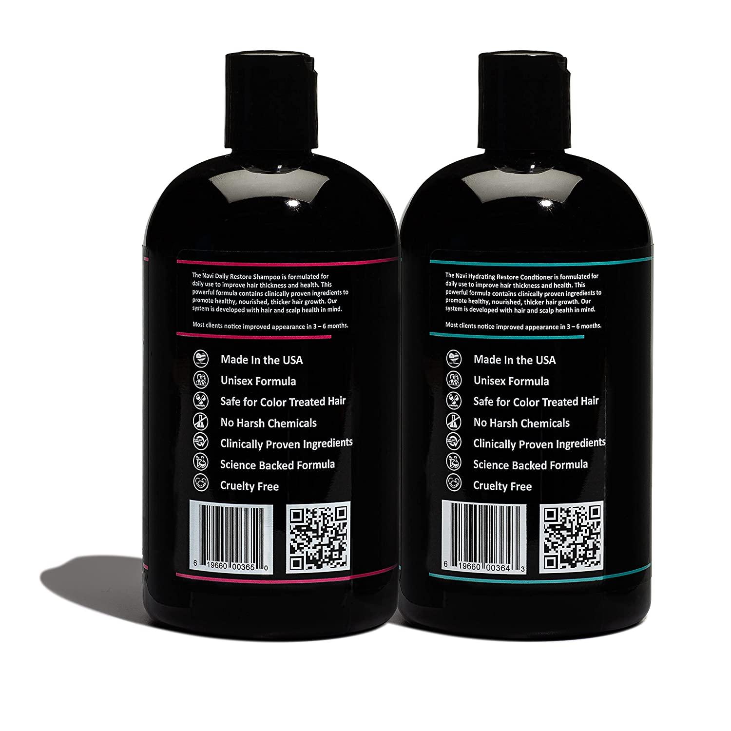 Navi Hair Growth Shampoo & Conditioner Set - Natural DHT Blocker