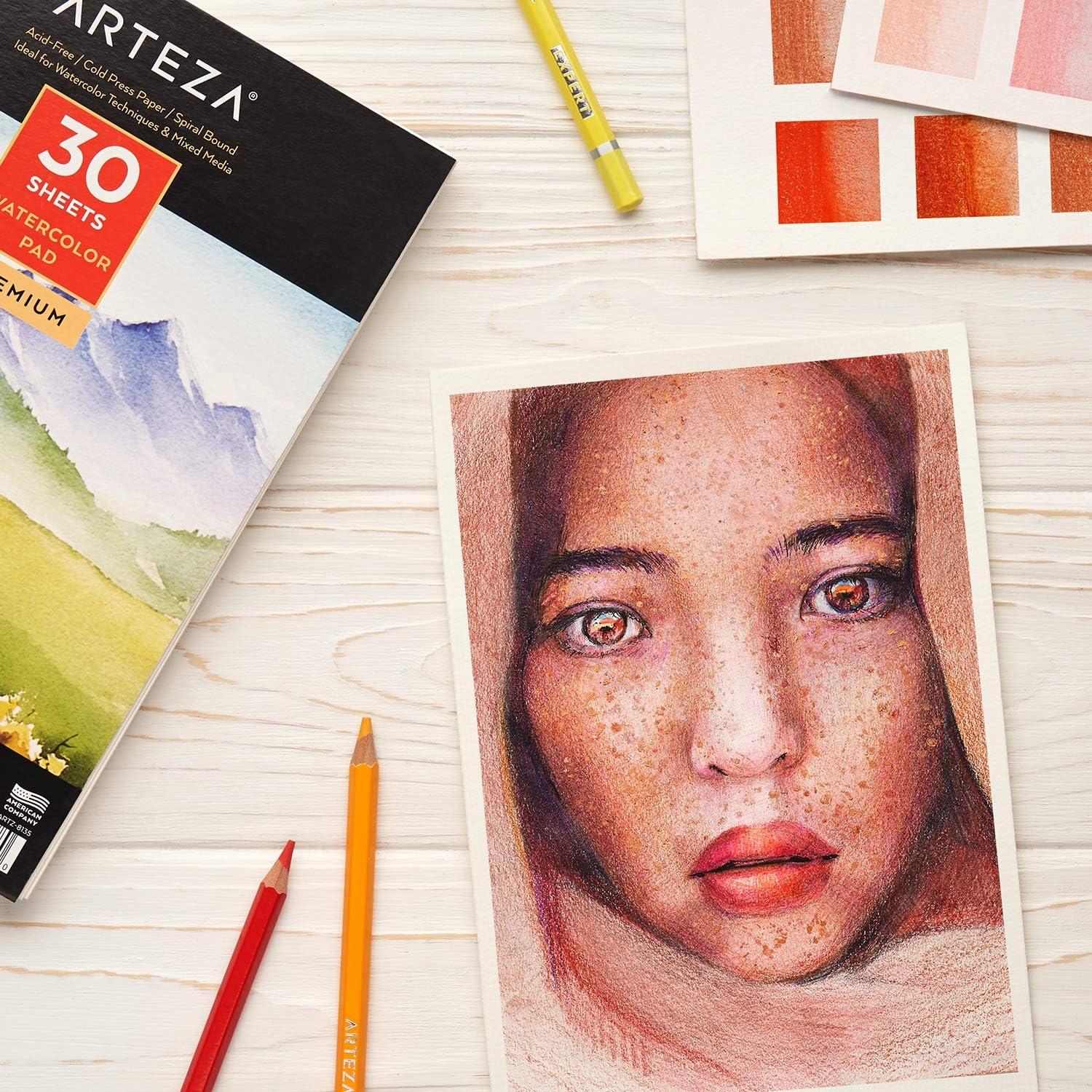 Arteza Watercolour Sketchbook (5.5 x 5.5 inches) - Is it any good? 