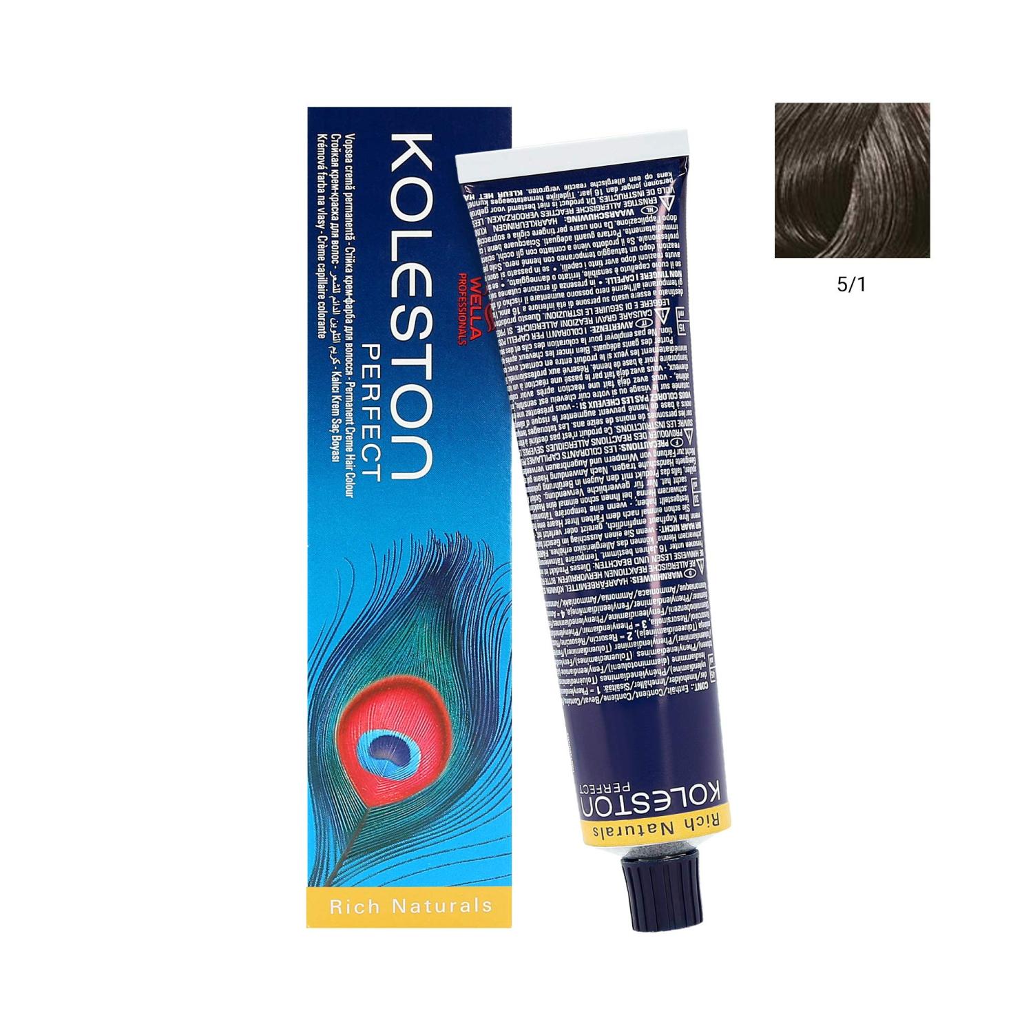 Wella Koleston Perfect 5/1 Rich Naturals 60ml Professional Hair Color