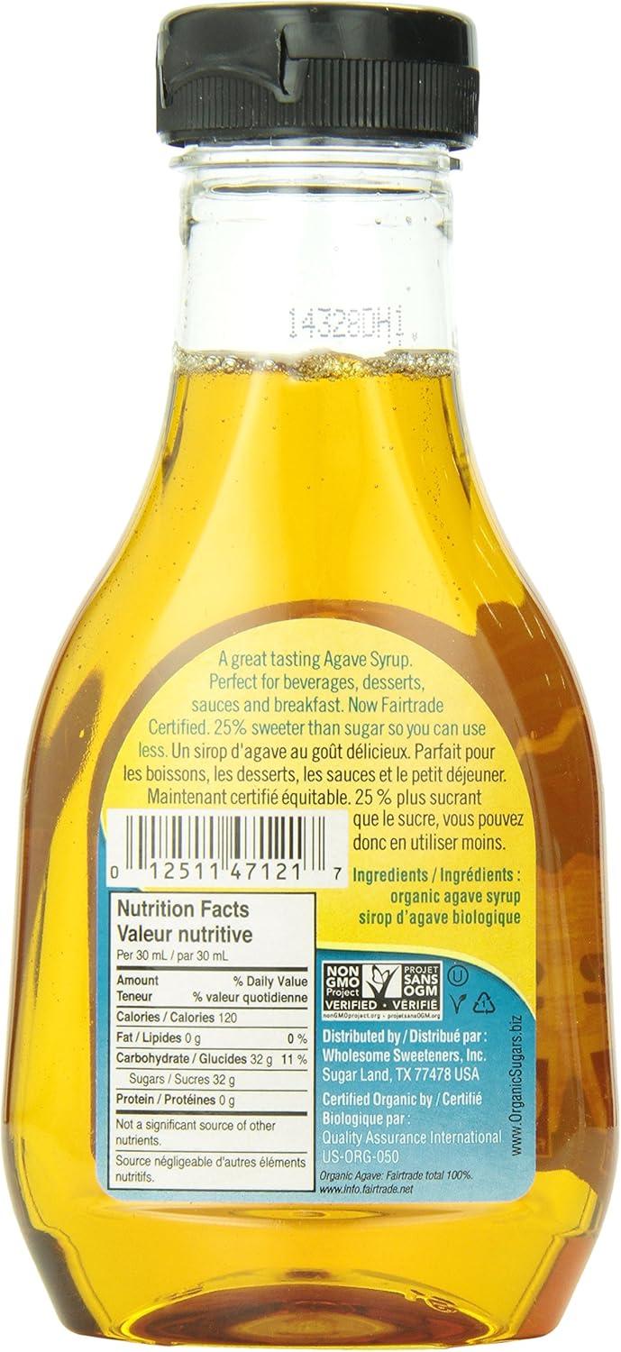 Wholesome Sweeteners Organic Blue Agave Syrup 480ml & Organic Blue Agave  Syrup 240ml | Buy Now with Express International Delivery | GoSupps.com
