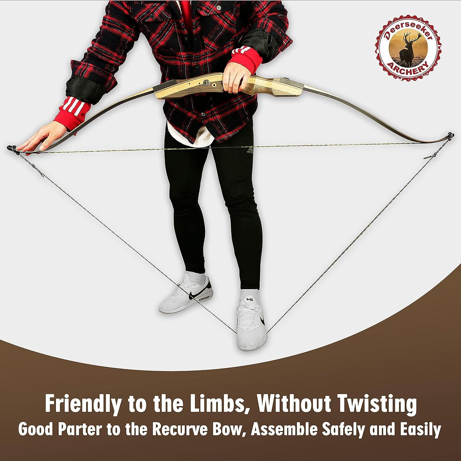 Deeseeker Archery Limbsaver for Recurve Bow Stringer Tool for Longbow