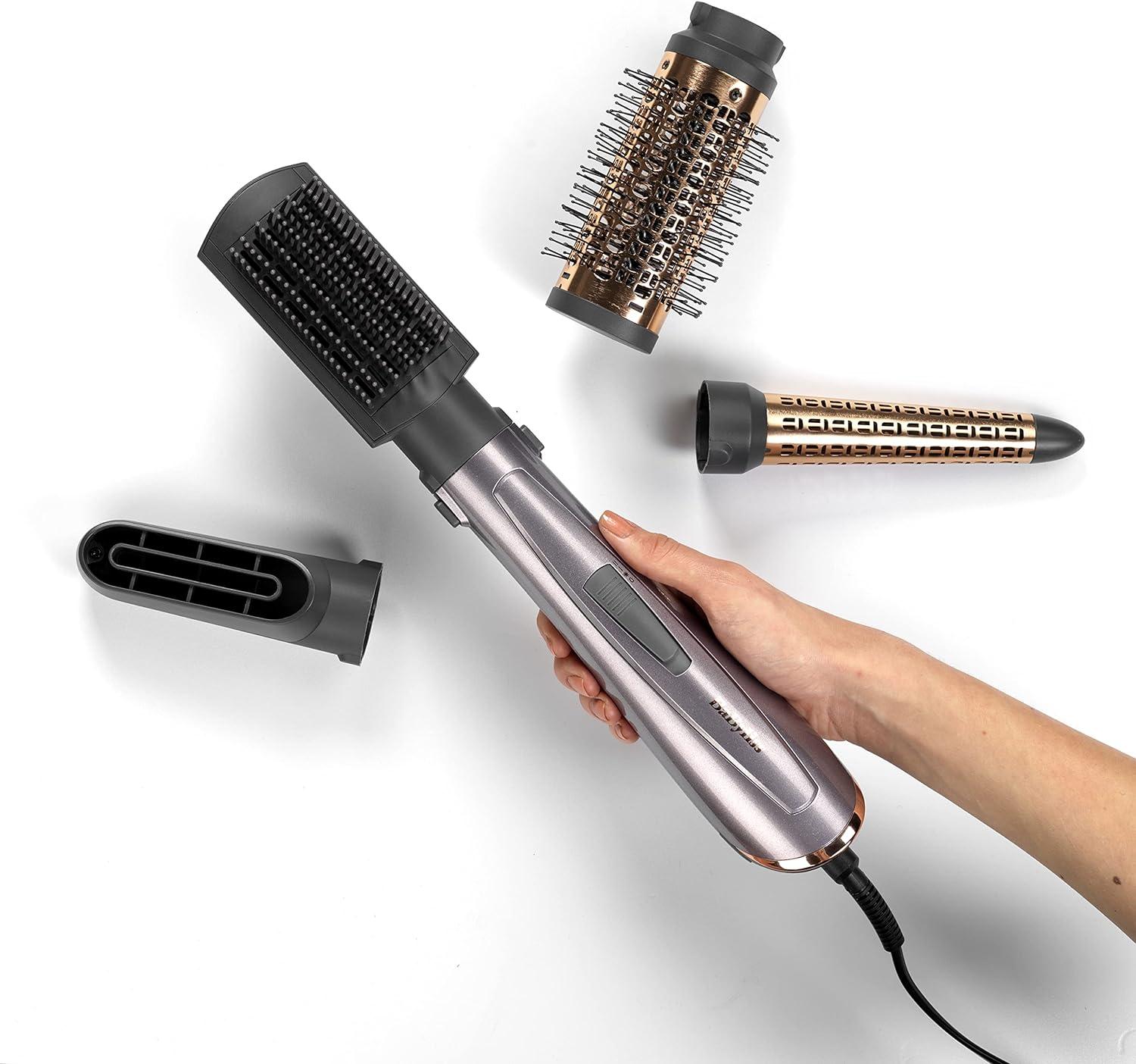 BaByliss 1000W Air Styler Hair Dryer Brush Shape, Volume, Curl