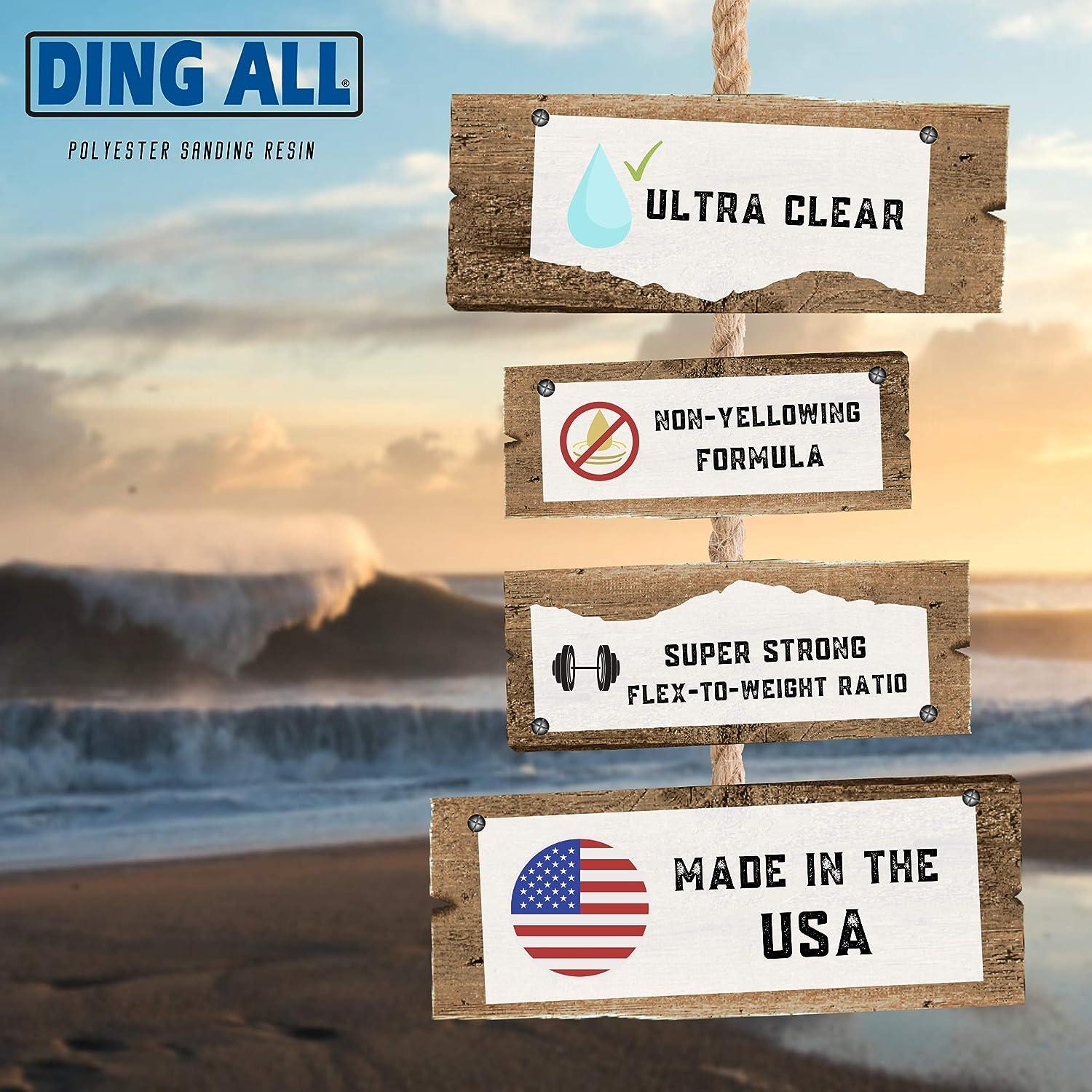 Ding All Polyester Sanding Resin with Catalyst Smooth and Non