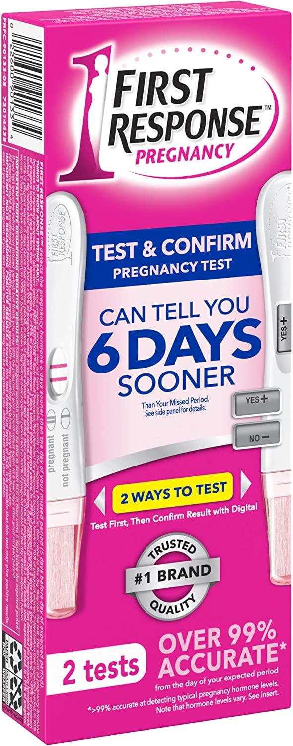 First Response Test & Confirm Pregnancy Test, 1 Line Test and 1 Digital