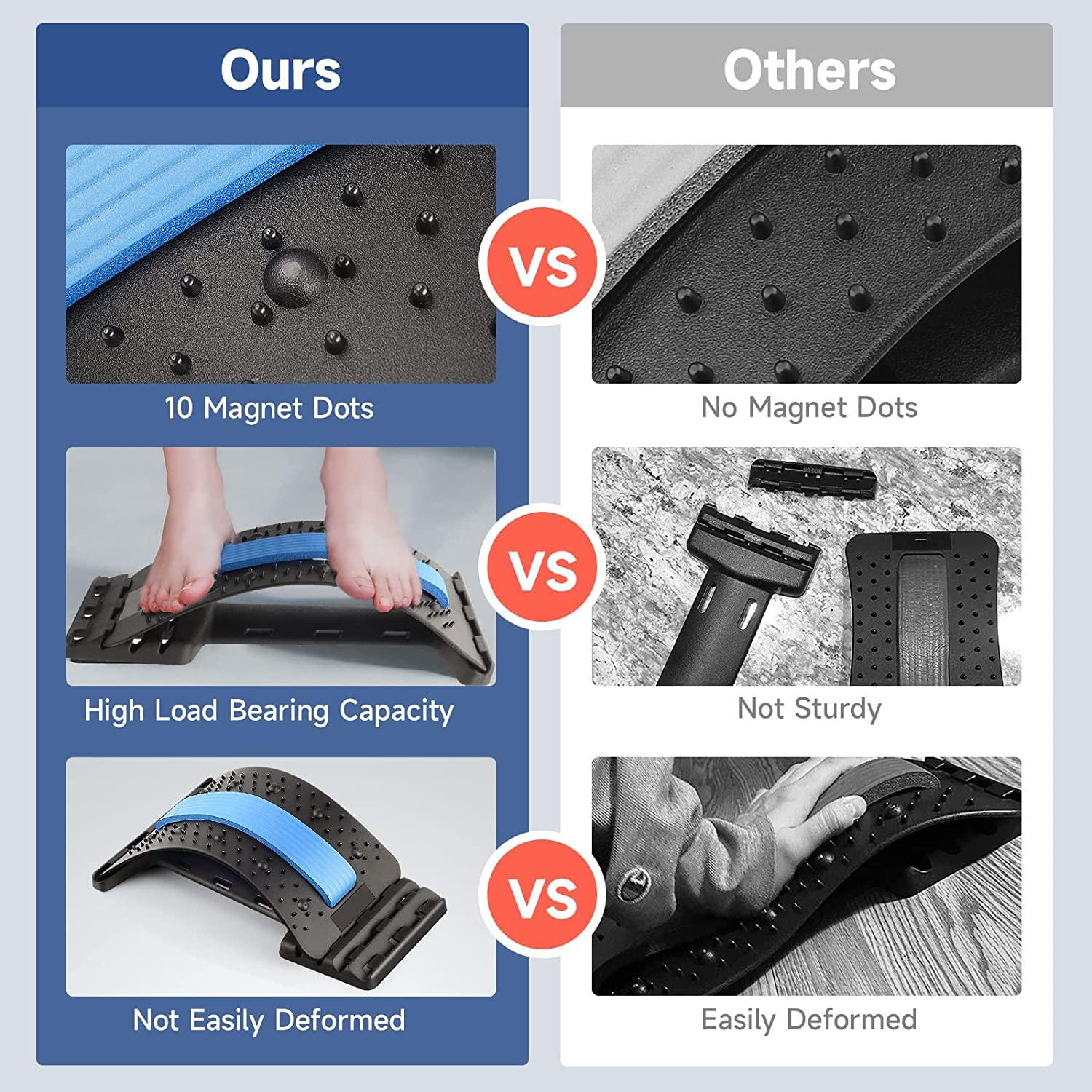 Back Stretcher Back Cracking Device - Back Cracker 4 Levels Spine Board ...