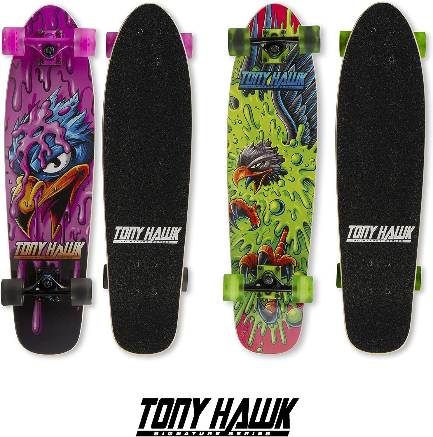 Tony Hawk 31 Inch Skateboard, Tony Hawk Signature Series 4, 9-Ply Maple  Deck Skateboard for Cruising, Carving, Tricks and Downhill
