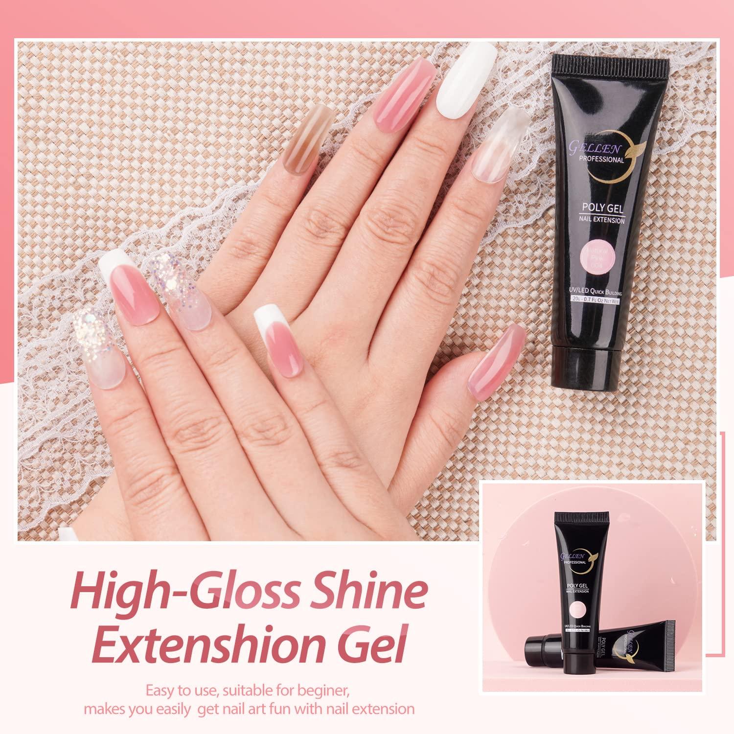 GLAM One Step Clear Gel | Nail Extension Gel | The Nail Shop
