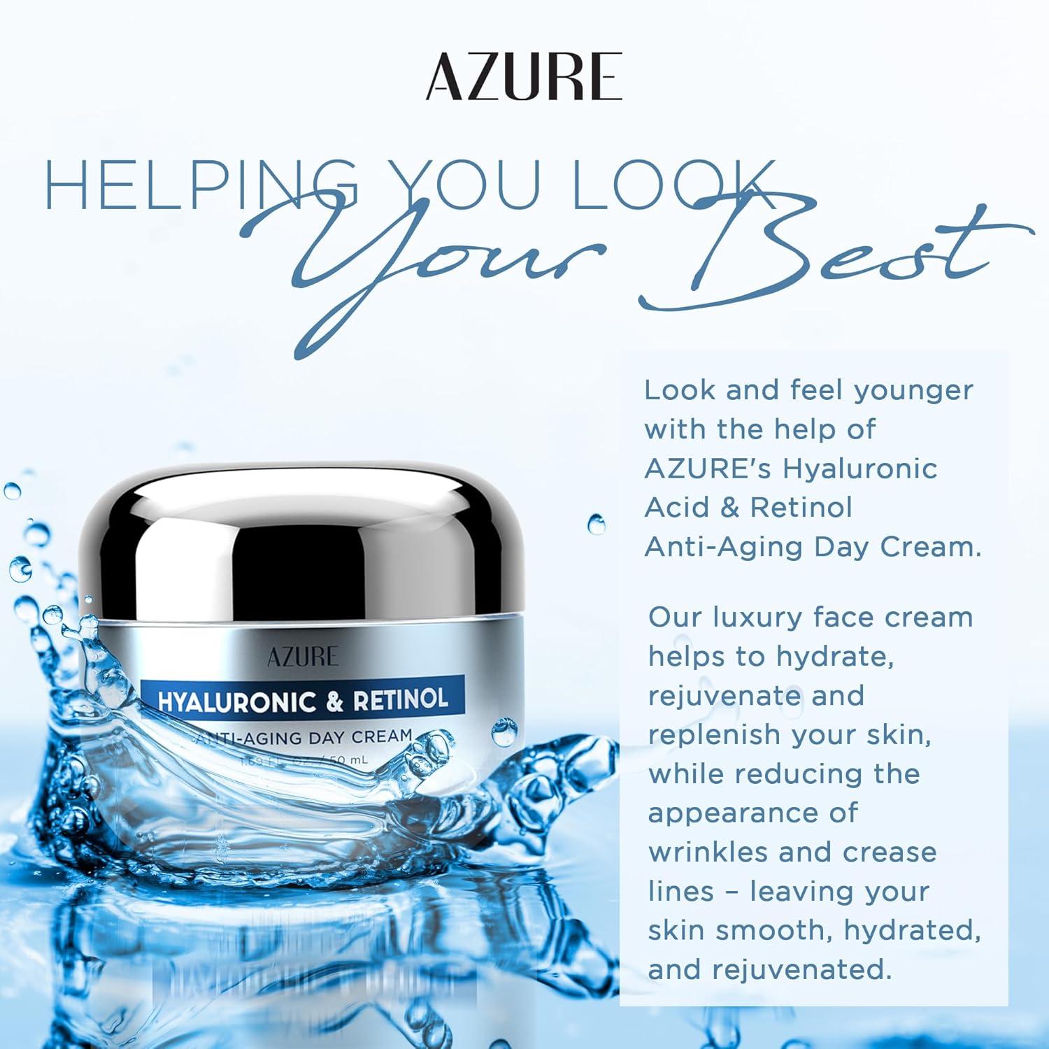 Hyaluronic Acid & Retinol Day/Night Cream Set - Anti-Aging