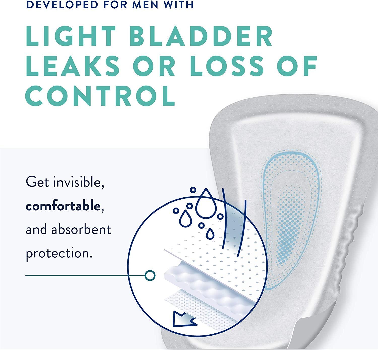 Prevail Proven Male Incontinence Guards Maximum Absorbency 126