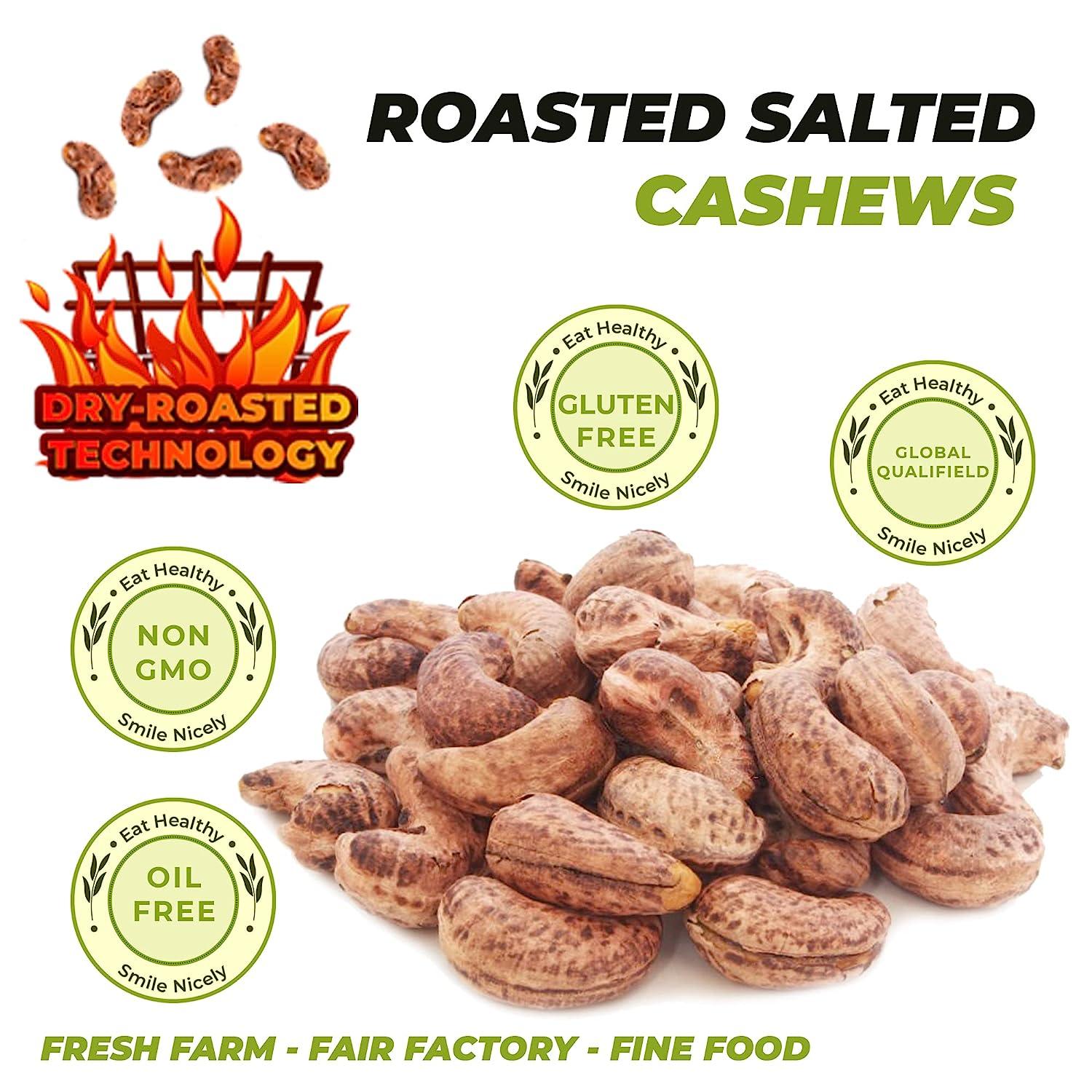 Wholefood Earth Cashew Nuts Light Pieces 1 Kg | GMO Free | Natural | Source Of Fibre | Source Of Protein