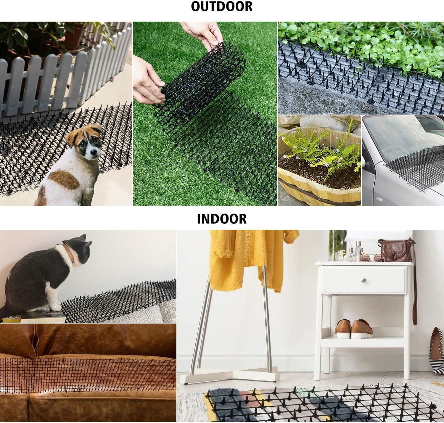 One Sight 6.5 Ft Scat Mat for Cats with Spikes, Cat Repellent Outdoor