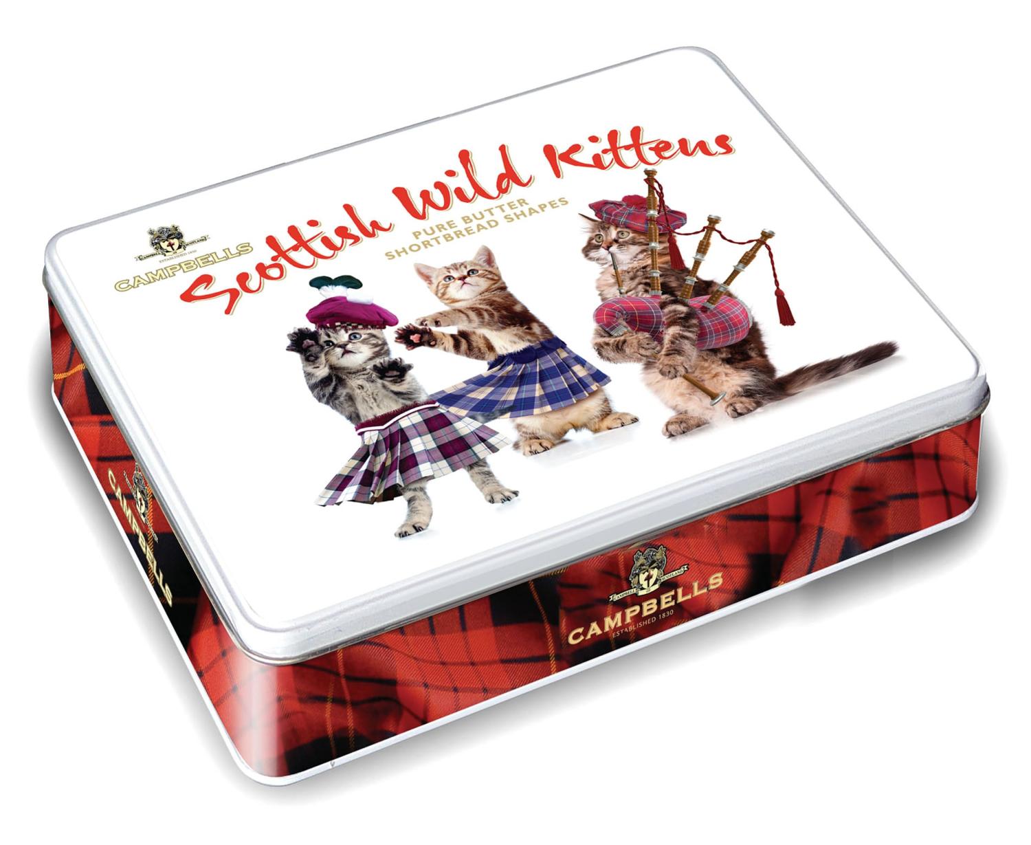 Campbell's Shortbread - 150g Wild Kittens Tin | Buy Now with Express ...