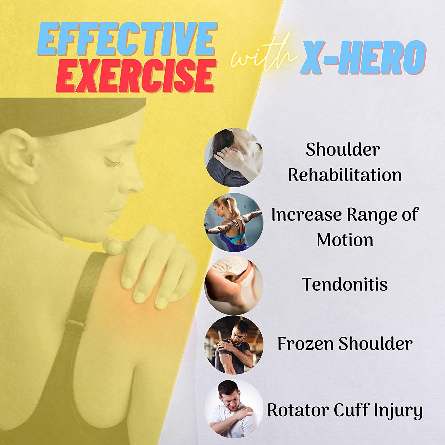 XHero Shoulder Pulley Exercise System for Physical Therapy Metal