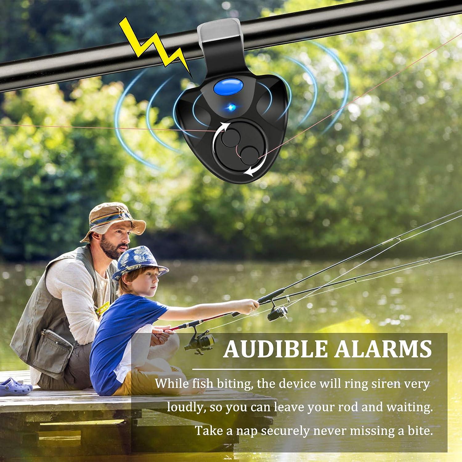 PCS Electronic Fishing Bite Alarm Set Sensitive Sound