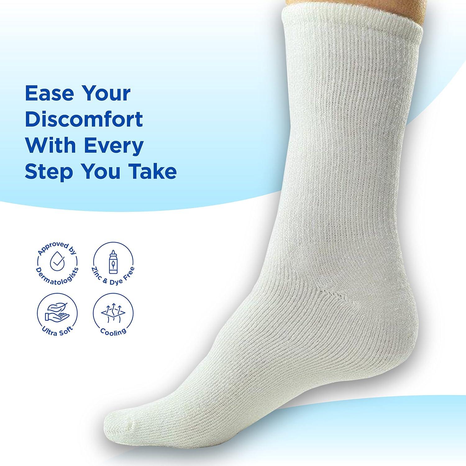 AD RescueWear UltraSoft NonItch Eczema Socks (SM/MED) EcoFriendly