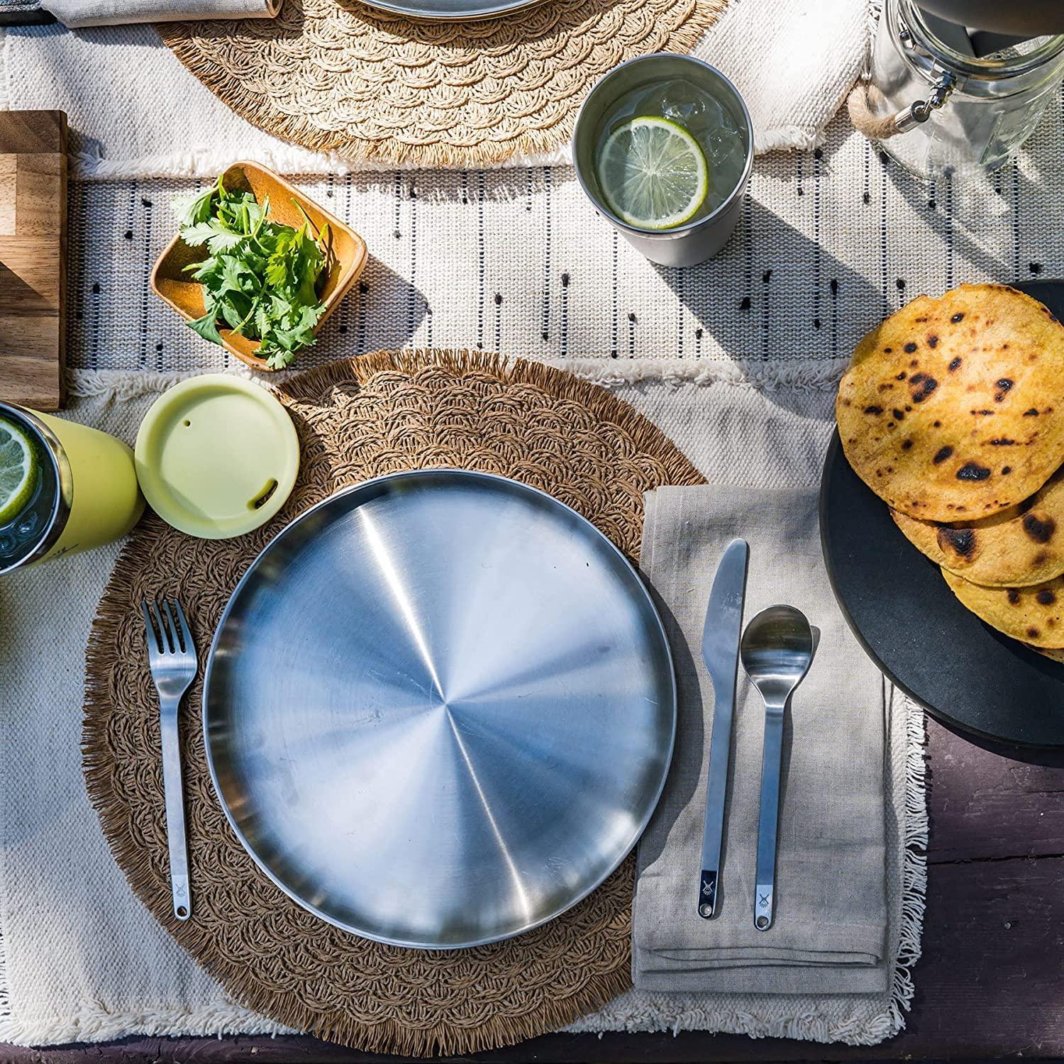Camping dinnerware on sale