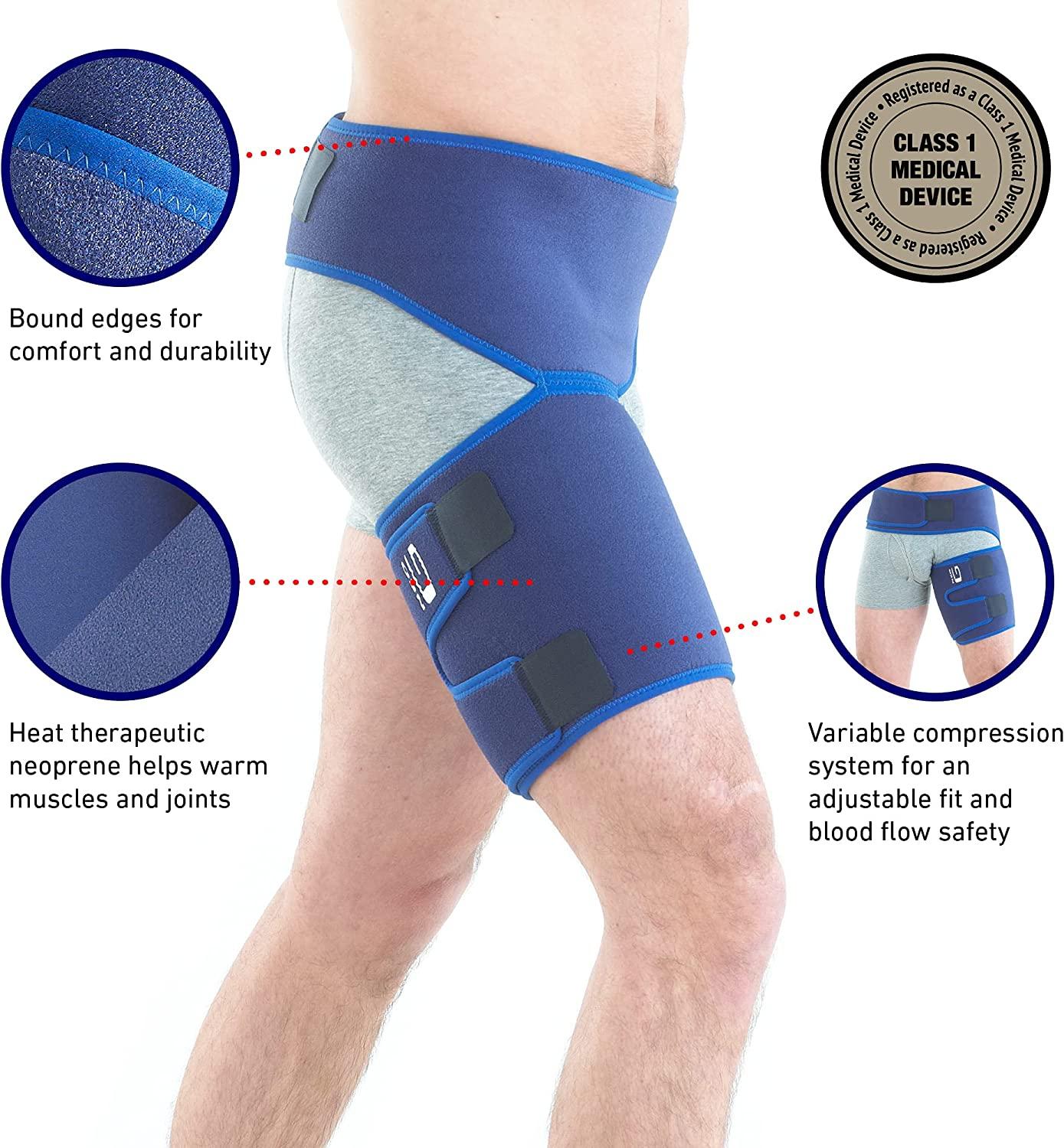 NeoG Groin Brace Support For Joint Pain, Pulled Groin, Sciatic Nerve