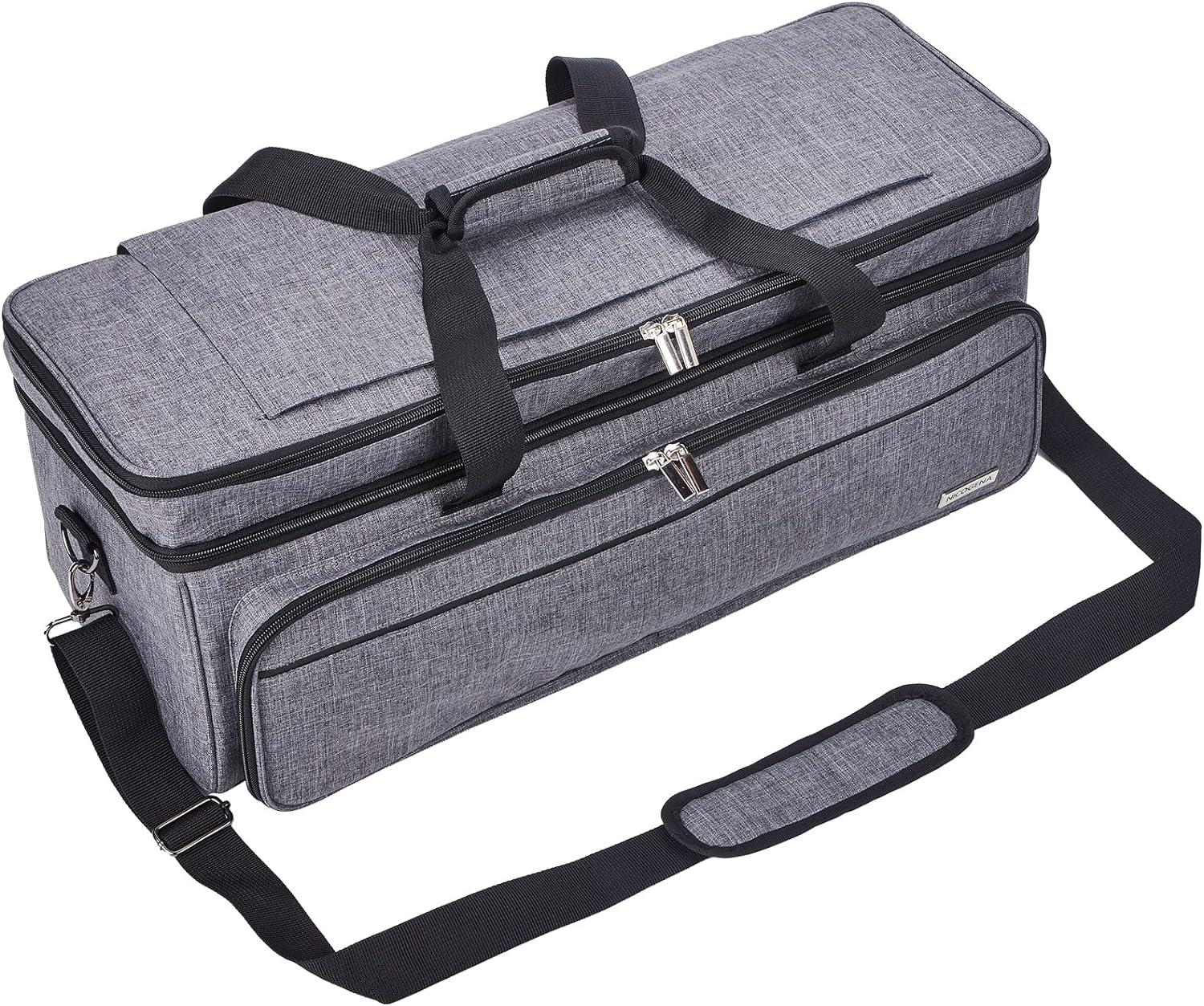  NICOGENA Double Layer Carrying Case with Mat Pocket