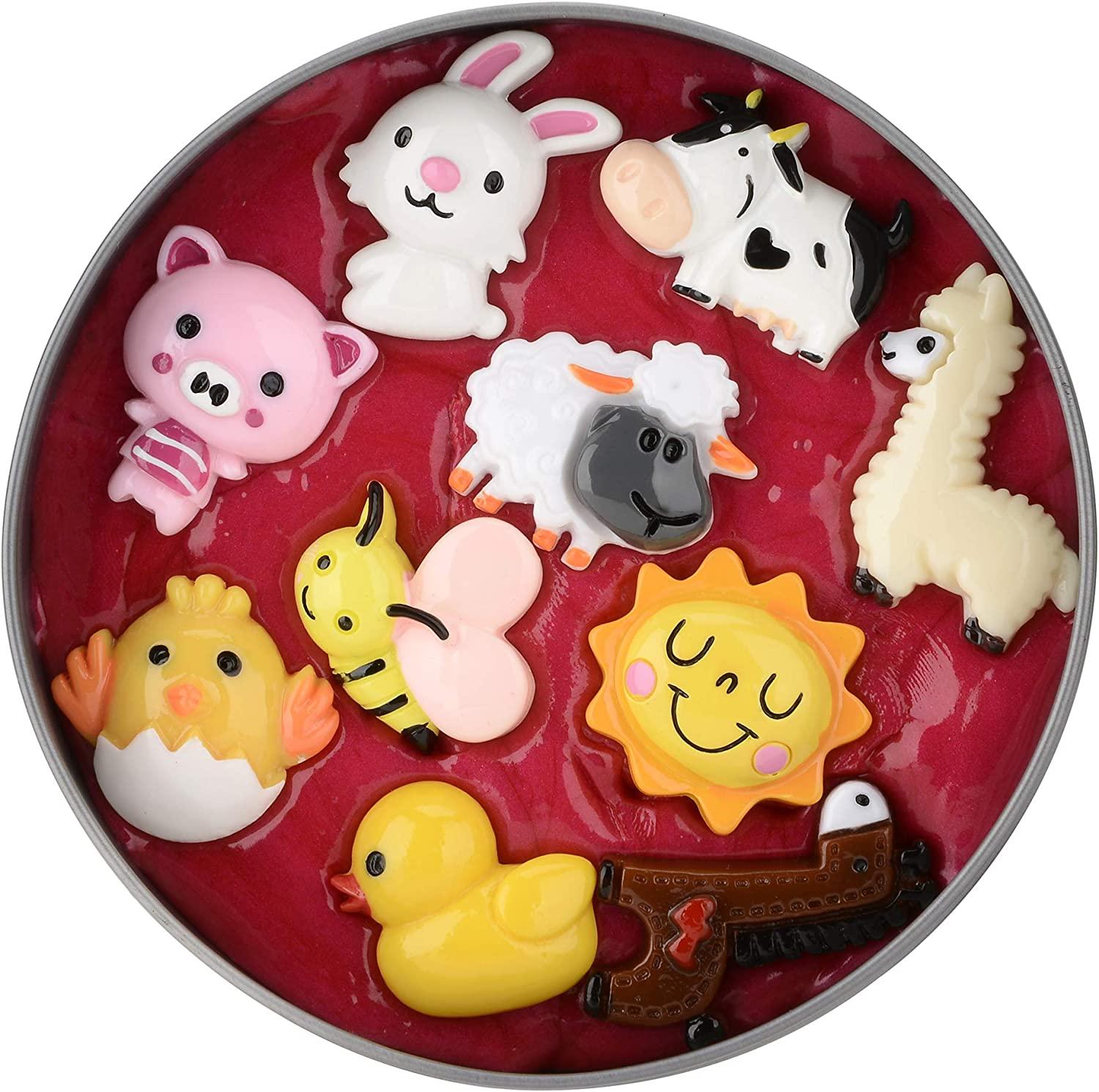 INNERACTIVE Play Putty Therapy Putty for Kids with Charms in The Barn