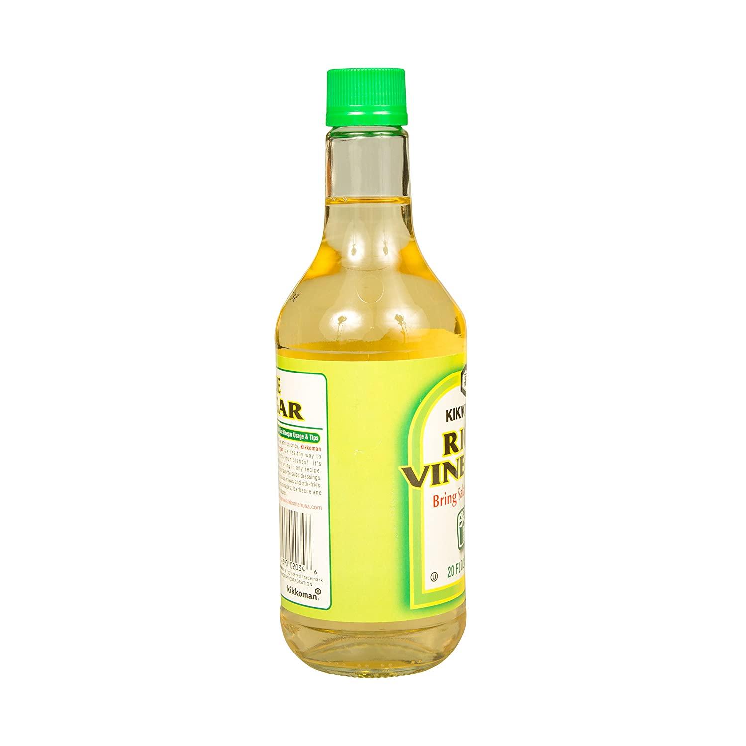 Kikkoman Rice Vinegar 20oz - Authentic Asian Flavor for Cooking and ...
