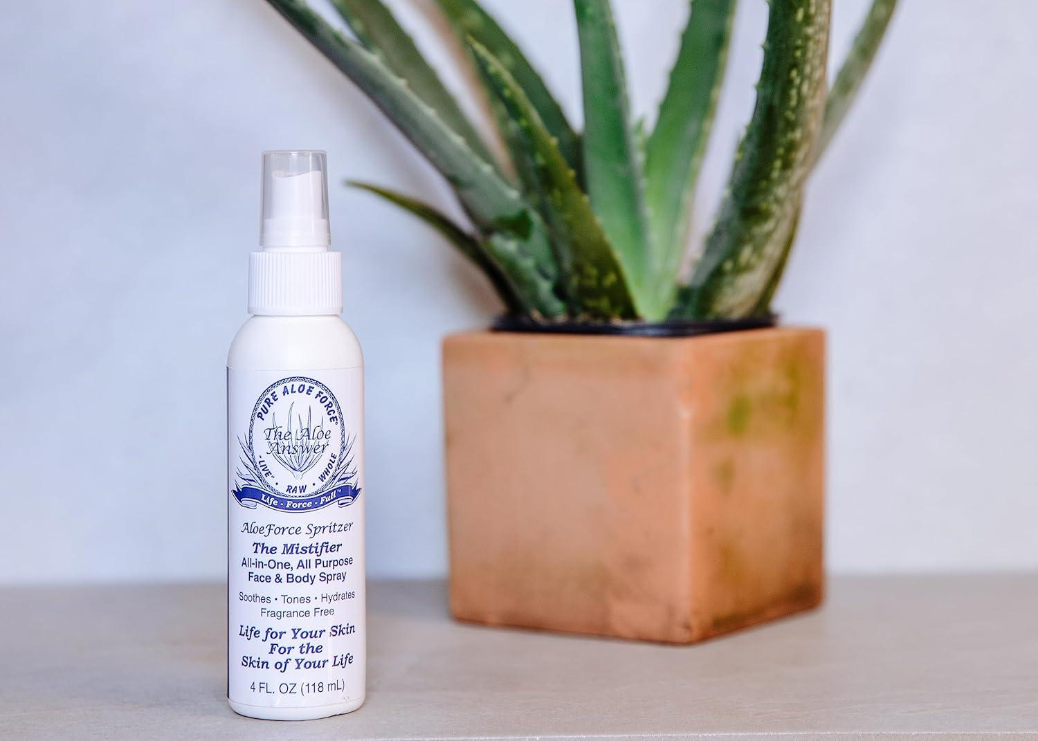Aloe Force - Pure Aloe Vera Face & Body Spray Mist 4oz | Refreshing  Hydration for All Skin Types - Shop Now