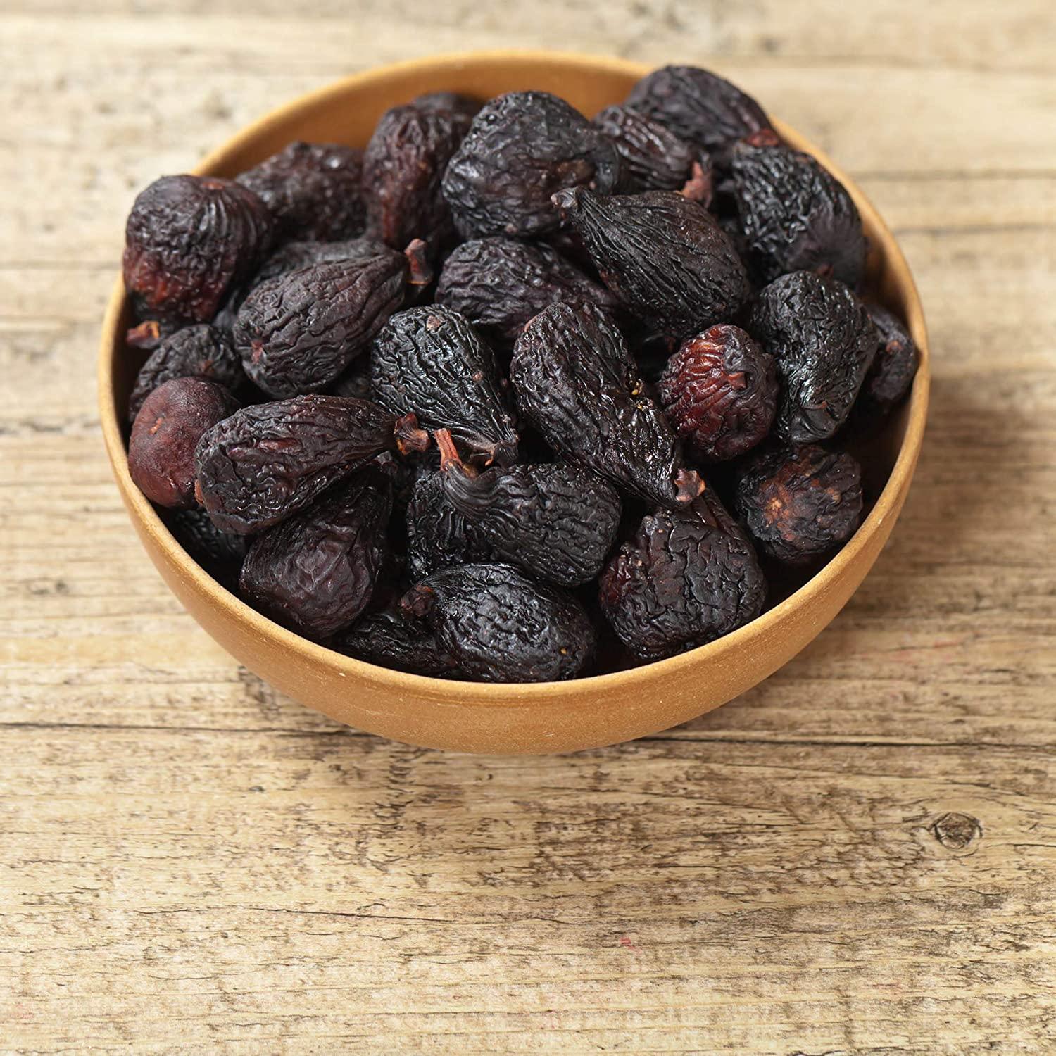Anna and Sarah Dried Black Mission Figs (3 Lbs) 3 Pound (Pack of 1)