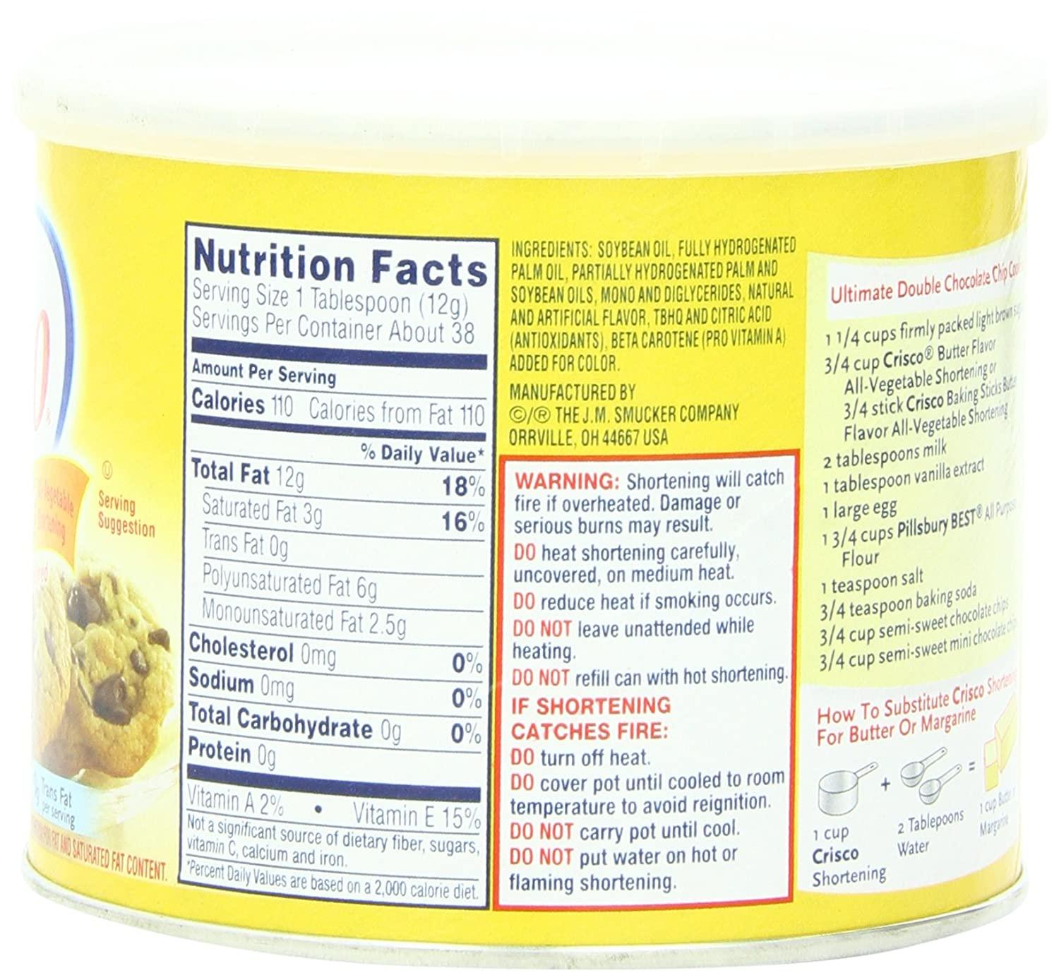 Crisco® Butter Flavor All-Vegetable Shortening, 16 oz - Foods Co.