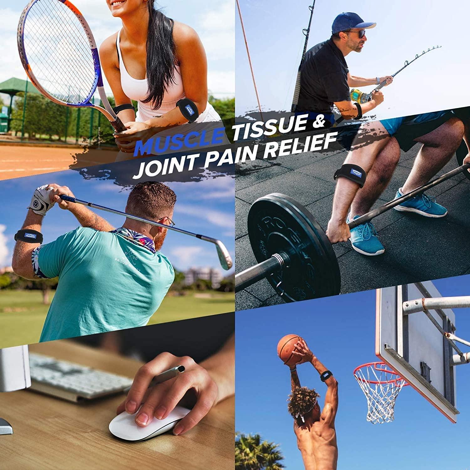 Tennis Elbow Brace Pain Relief for Tendonitis with Metal Buckle