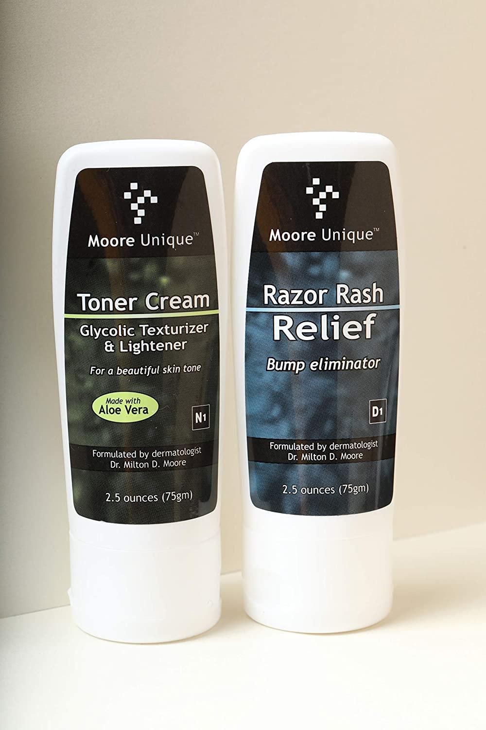 Moore Unique Razor Rash Relief (2.5 oz) Soothing Blue Formula