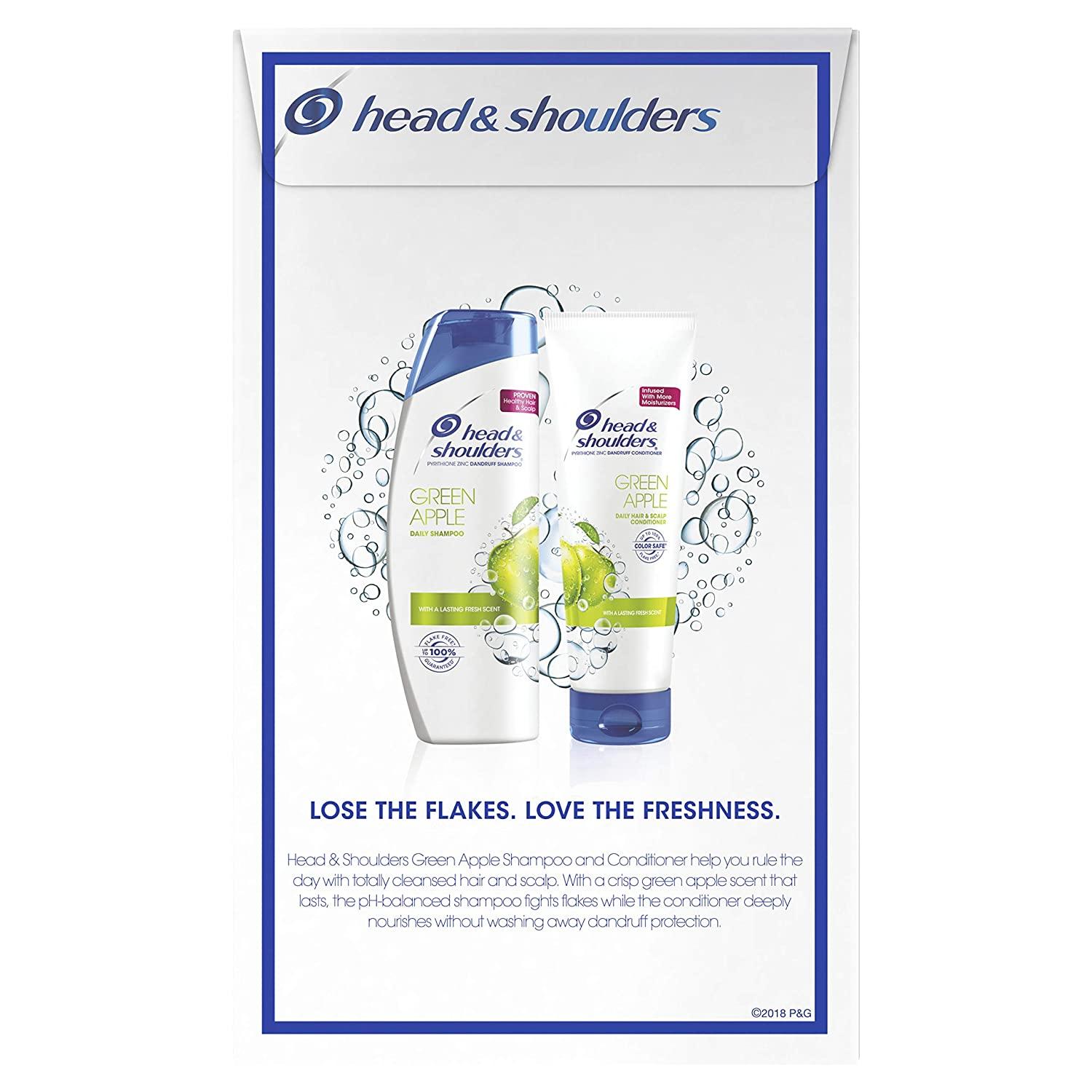 Head & Shoulders Green Apple Dailyuse Antidandruff Shampoo and