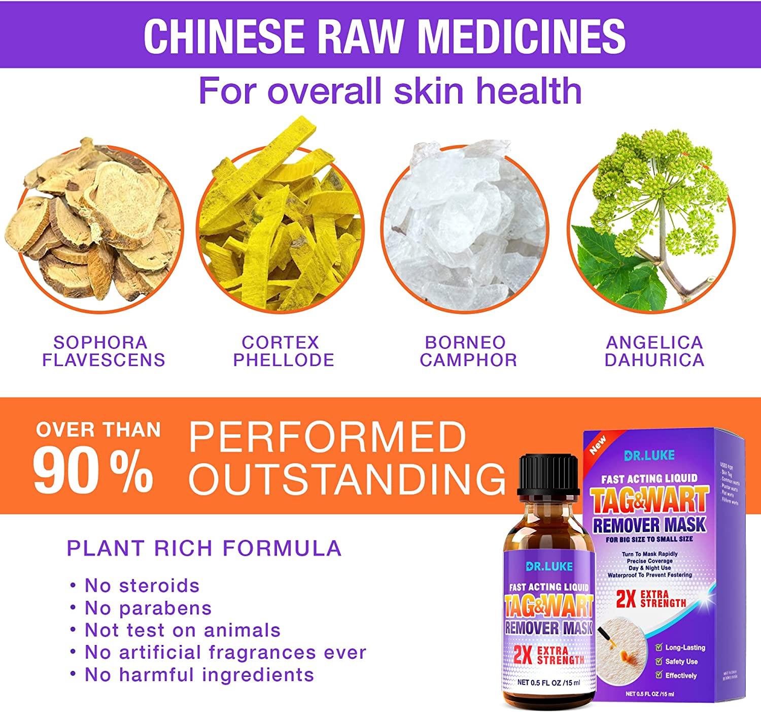 Liquid Skin Tag Remover Patches Extra Strength*2, Liquid Skin Tag