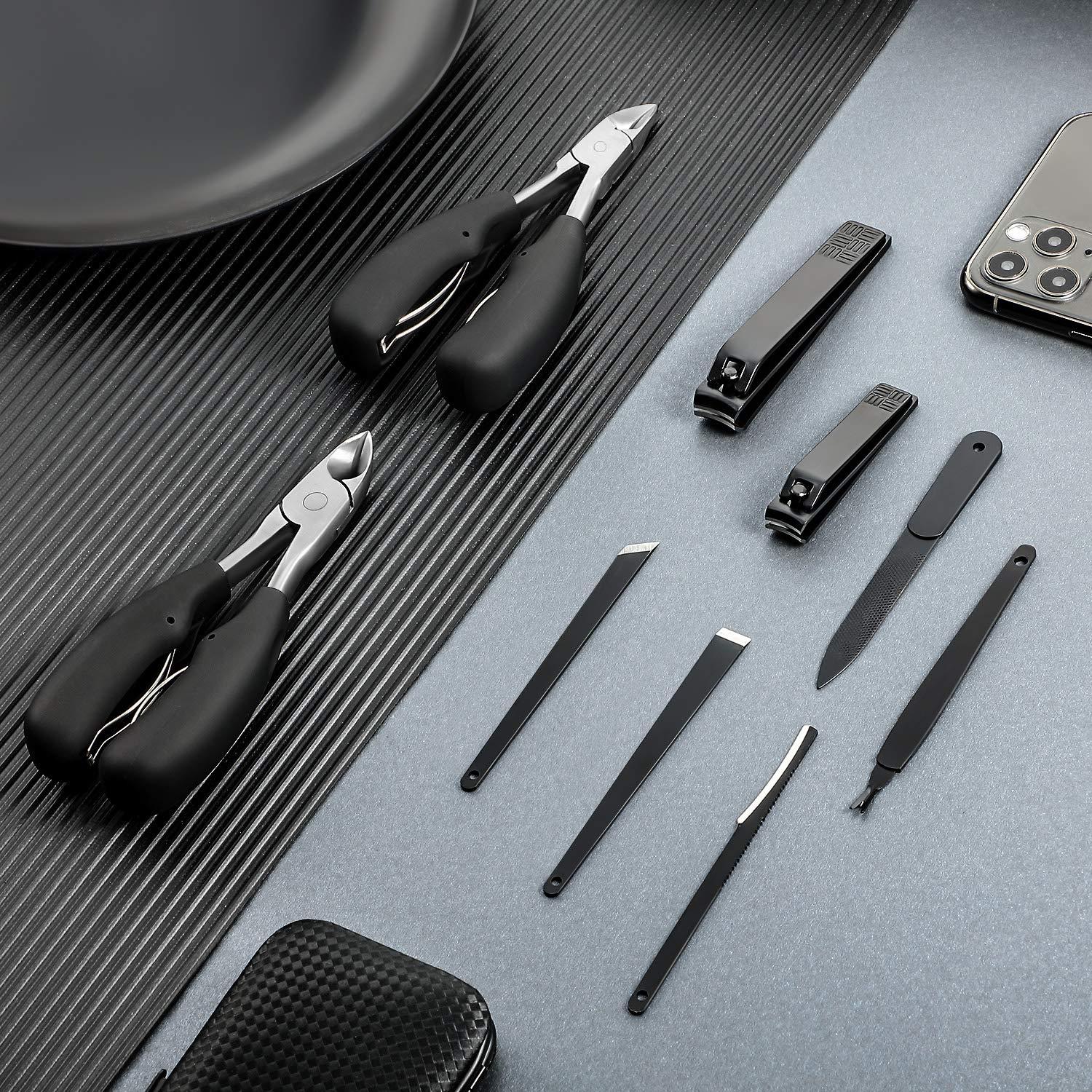 9 Pieces Ingrown Toenail Tools Kit, Toe Nail Clipper Knife Nail Nipper File Set for Ingrown Hard