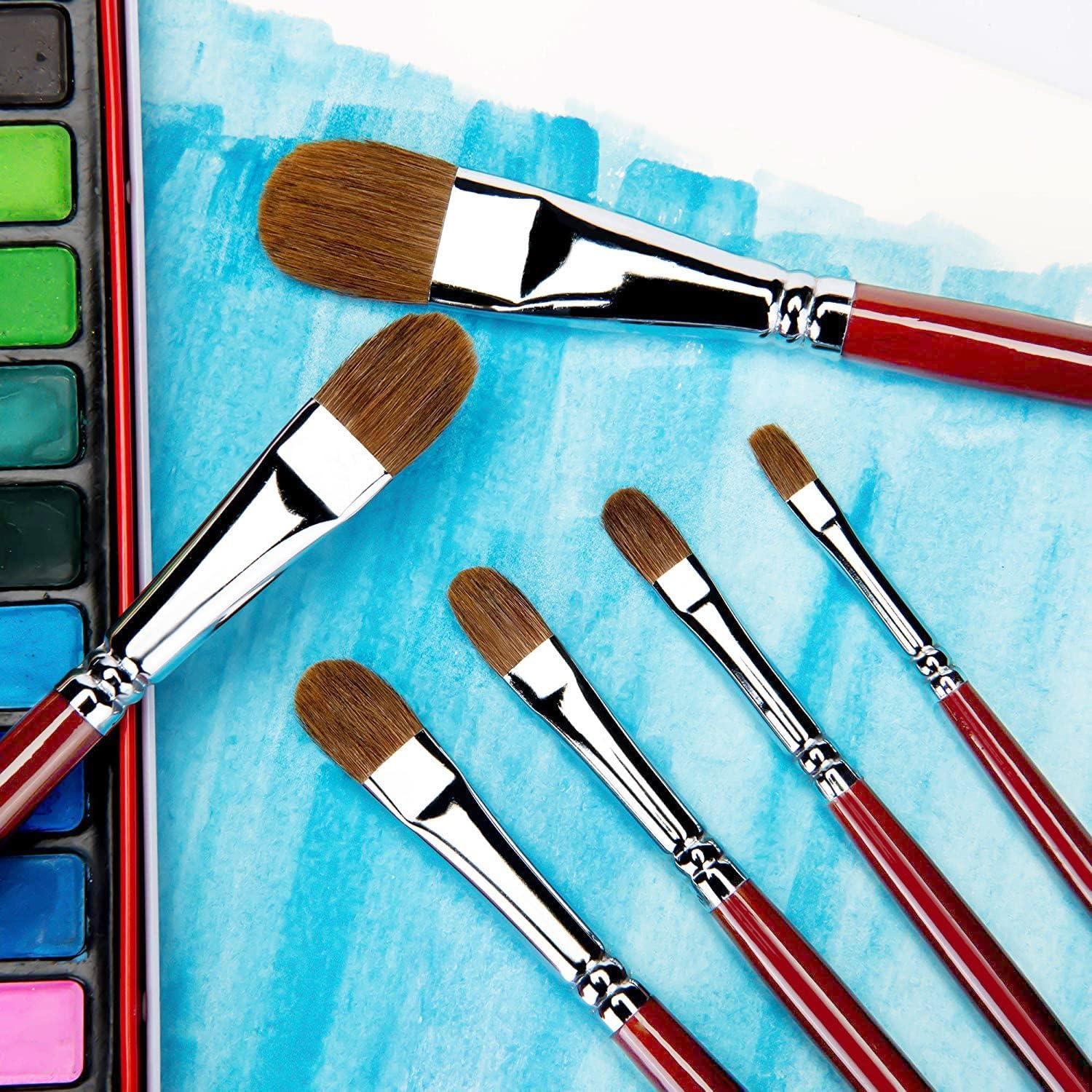 R1150-6 ROYAL PURE RED SABLE SHADER BRUSH