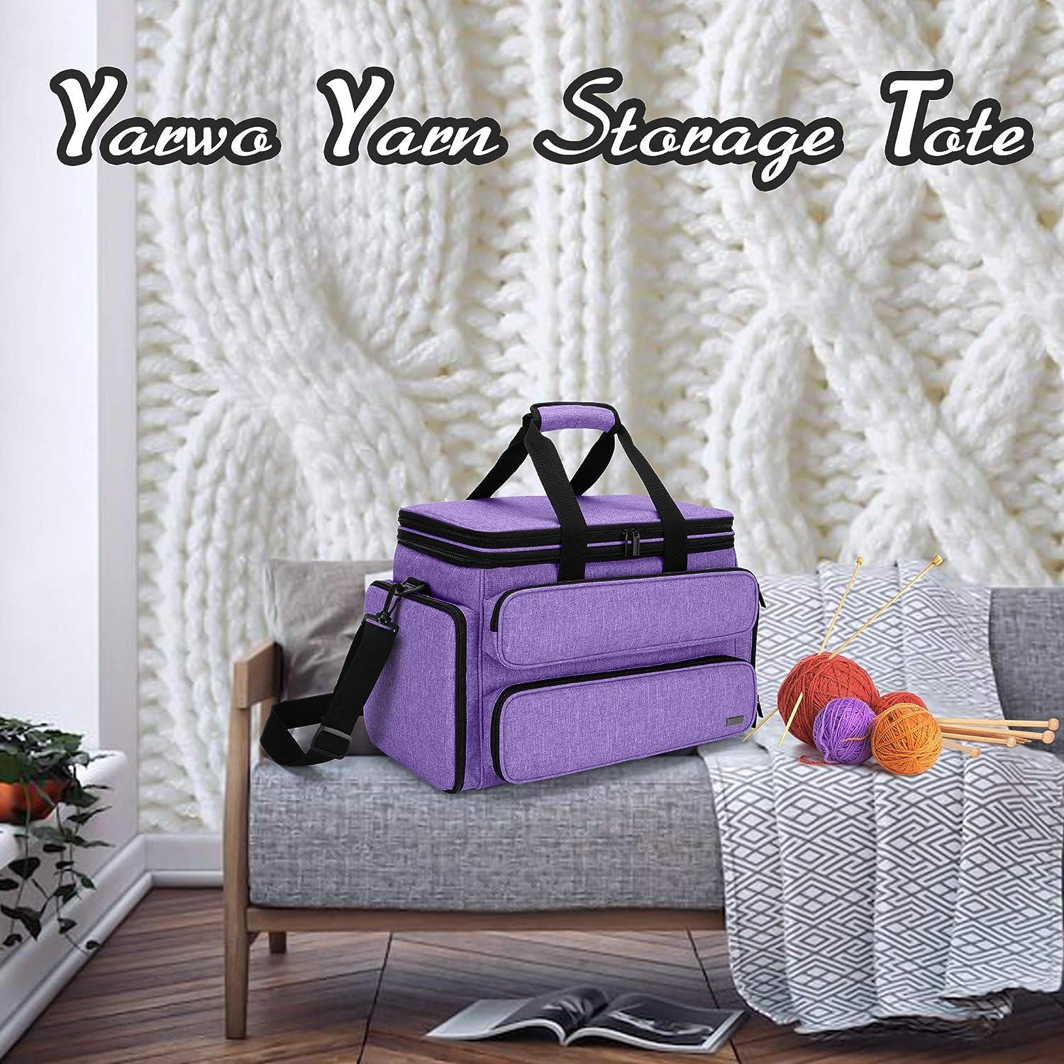 Portable Knitting Bag DIY Yarn Storage Crochet Hook Needles