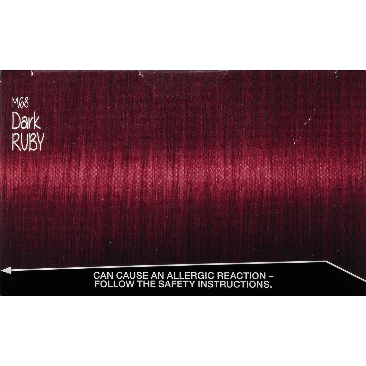 Schwarzkopf Got2b Metallics Permanent Hair Color M68 Dark Ruby