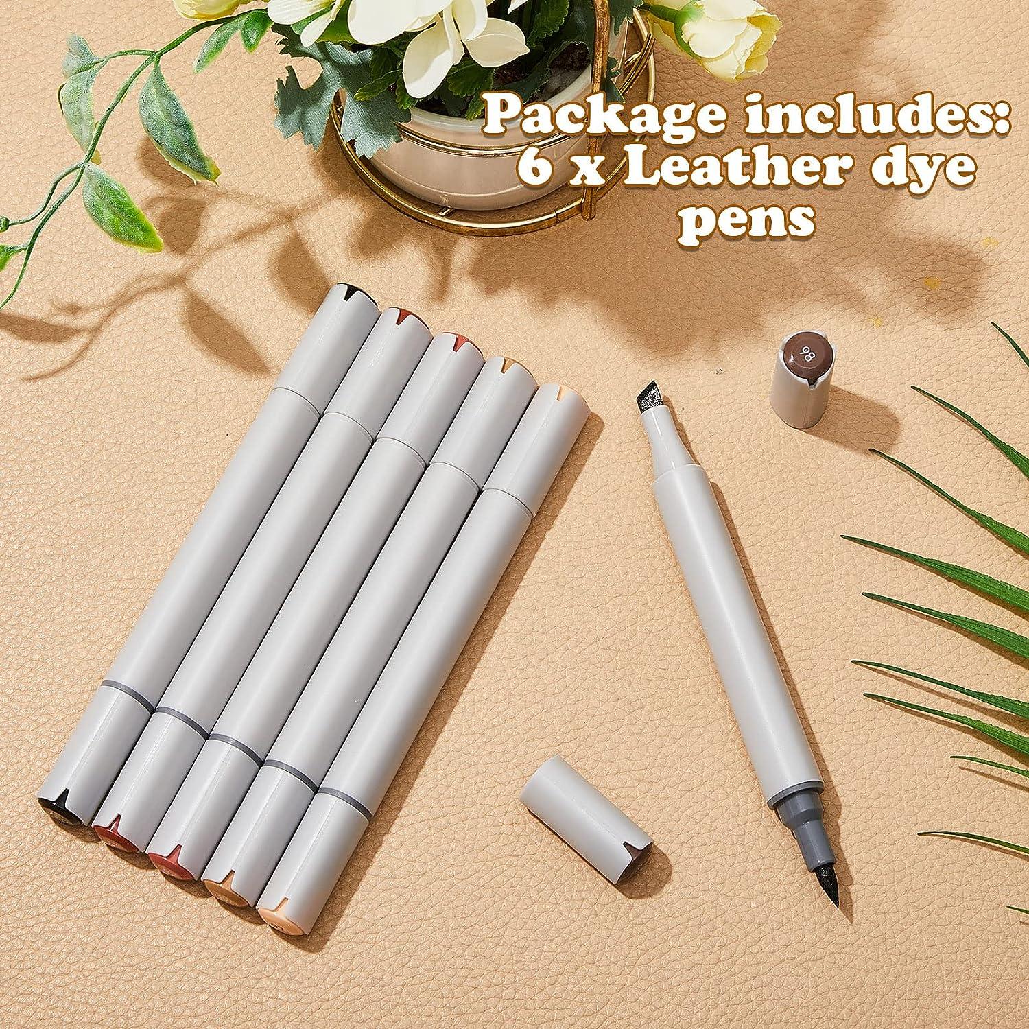 Leather Repair Pen Precision 3mm tipped scratch repair pen various colours.  - The Leather Colour Doctor