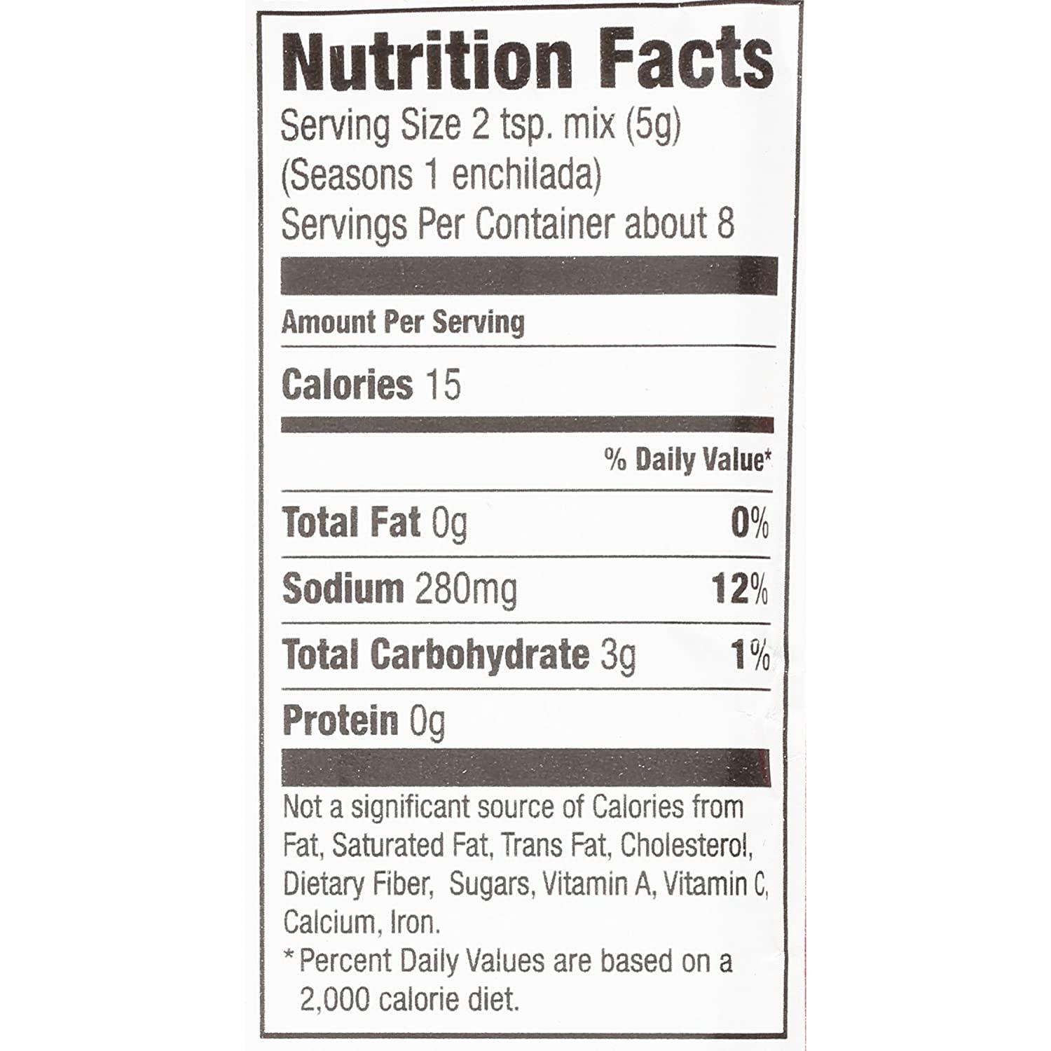 McCormick Enchilada Sauce Mix, 1.5 oz (Pack of 12) Enchilada 1.5 Ounce